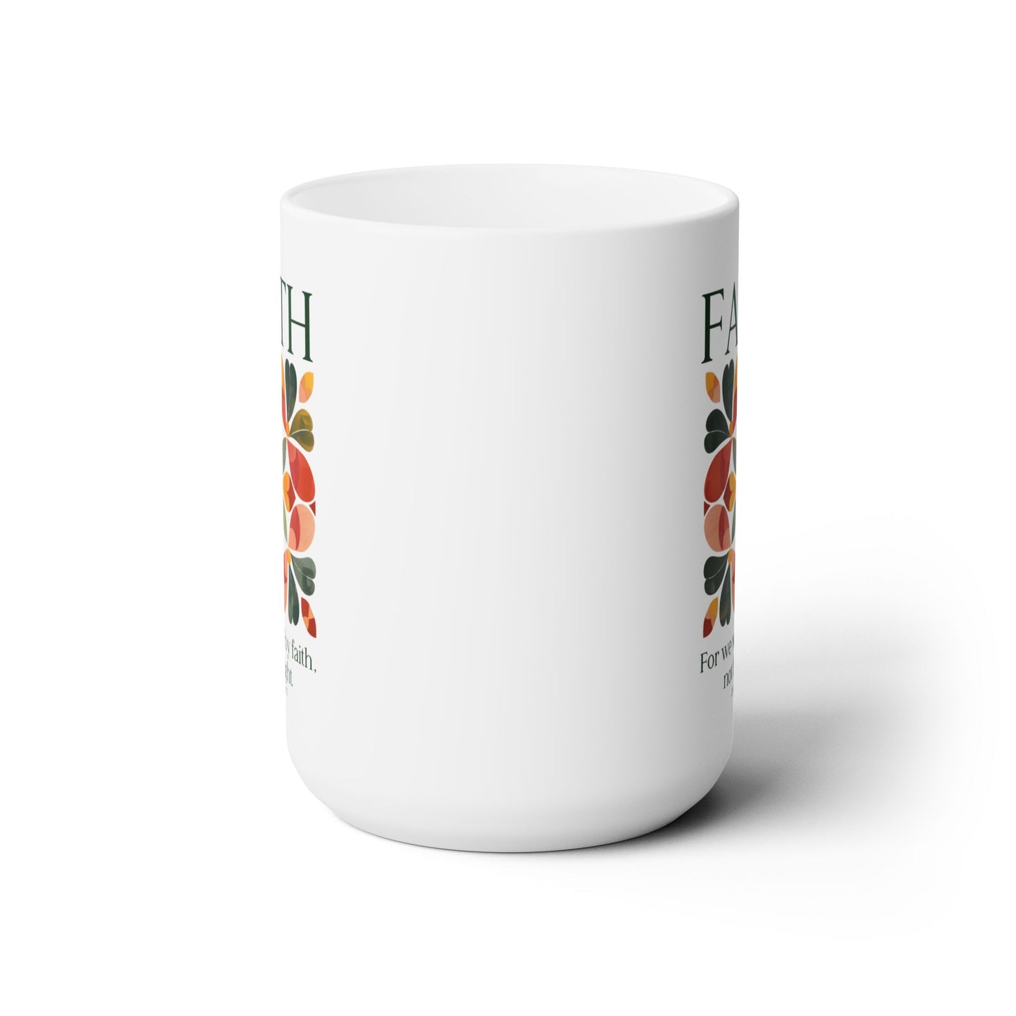 Faith Hope Love, Bible verse mugs, Faith gift mugs, Nature mug, Botanical tea cup,  mug gift, Christian mugs, Religious gifts, Gift for her.