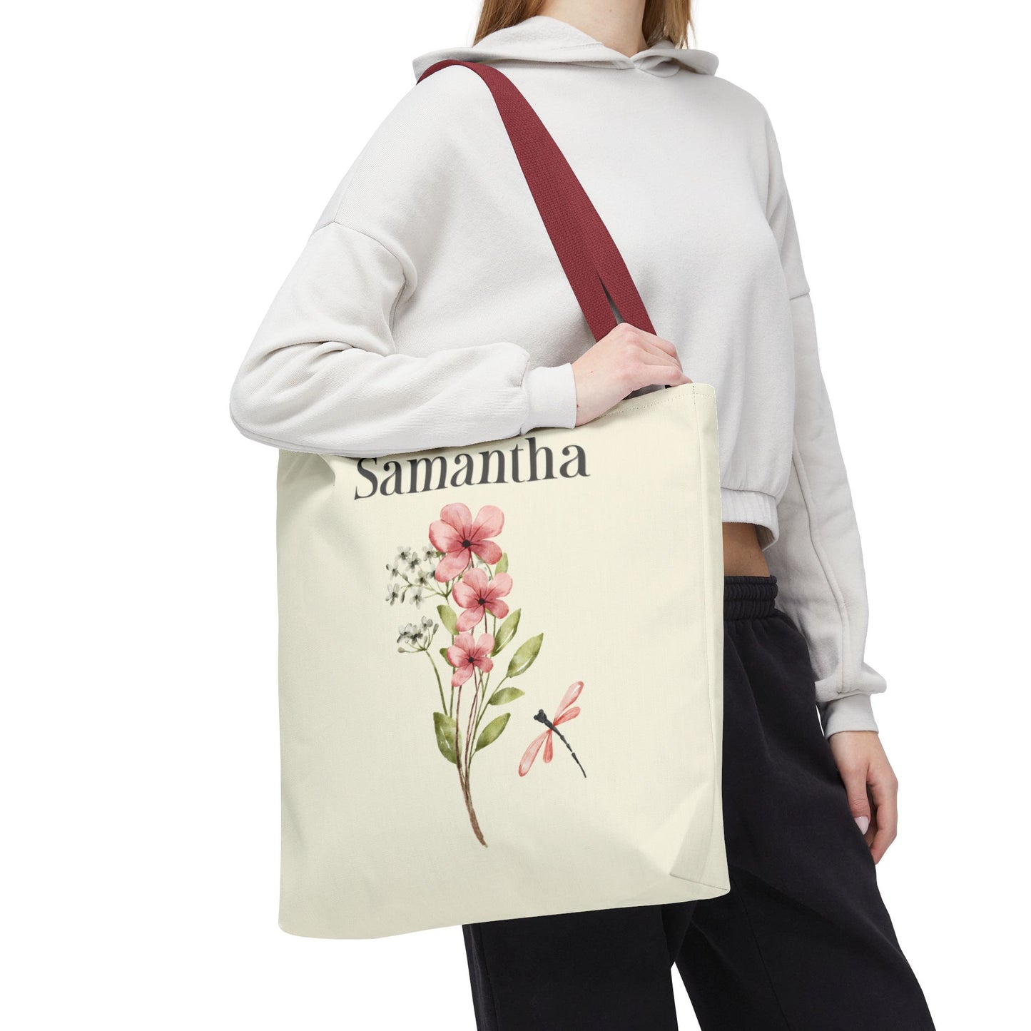 Personalized tote bag, Prayer warrior gift, Bible study bag, Christian tote, Church group gifts, Flower tote, Church bag, Flower tote bag.