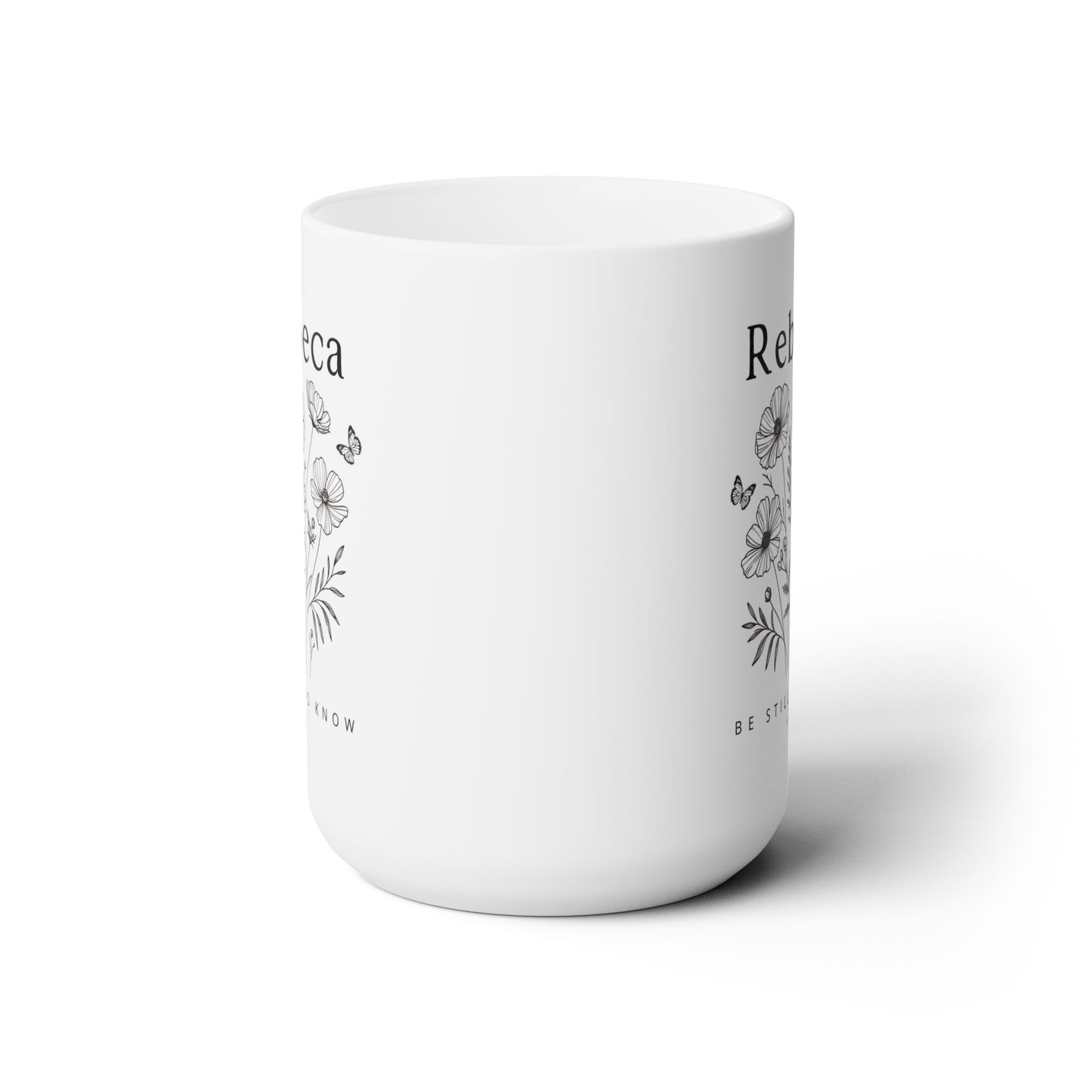 Personalized Wildflowers mug, Custom name mug,  Bible verse mugs, Faith gift mugs, Nature mug, Botanical tea cup,  mug gift, Christian mugs.