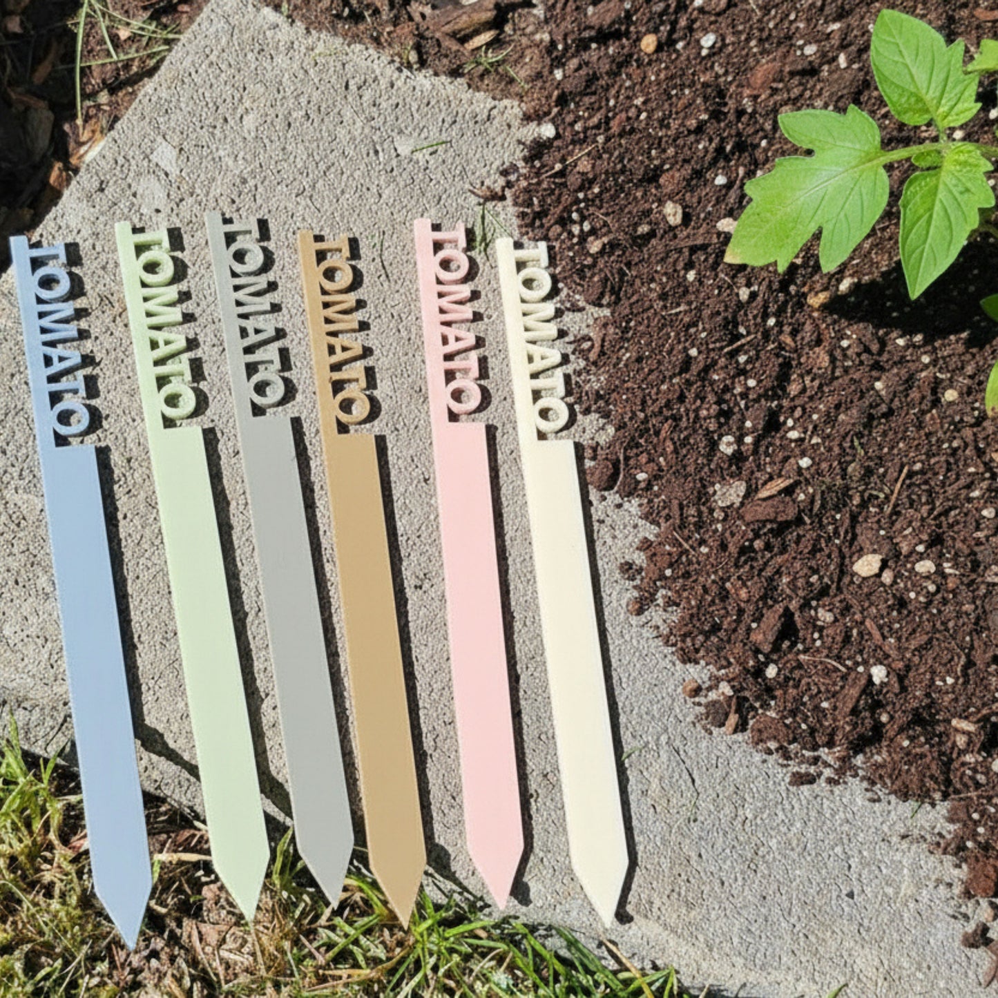 Herb Garden Stake Labels – Acrylic Plant Markers - Medicinal Herbs