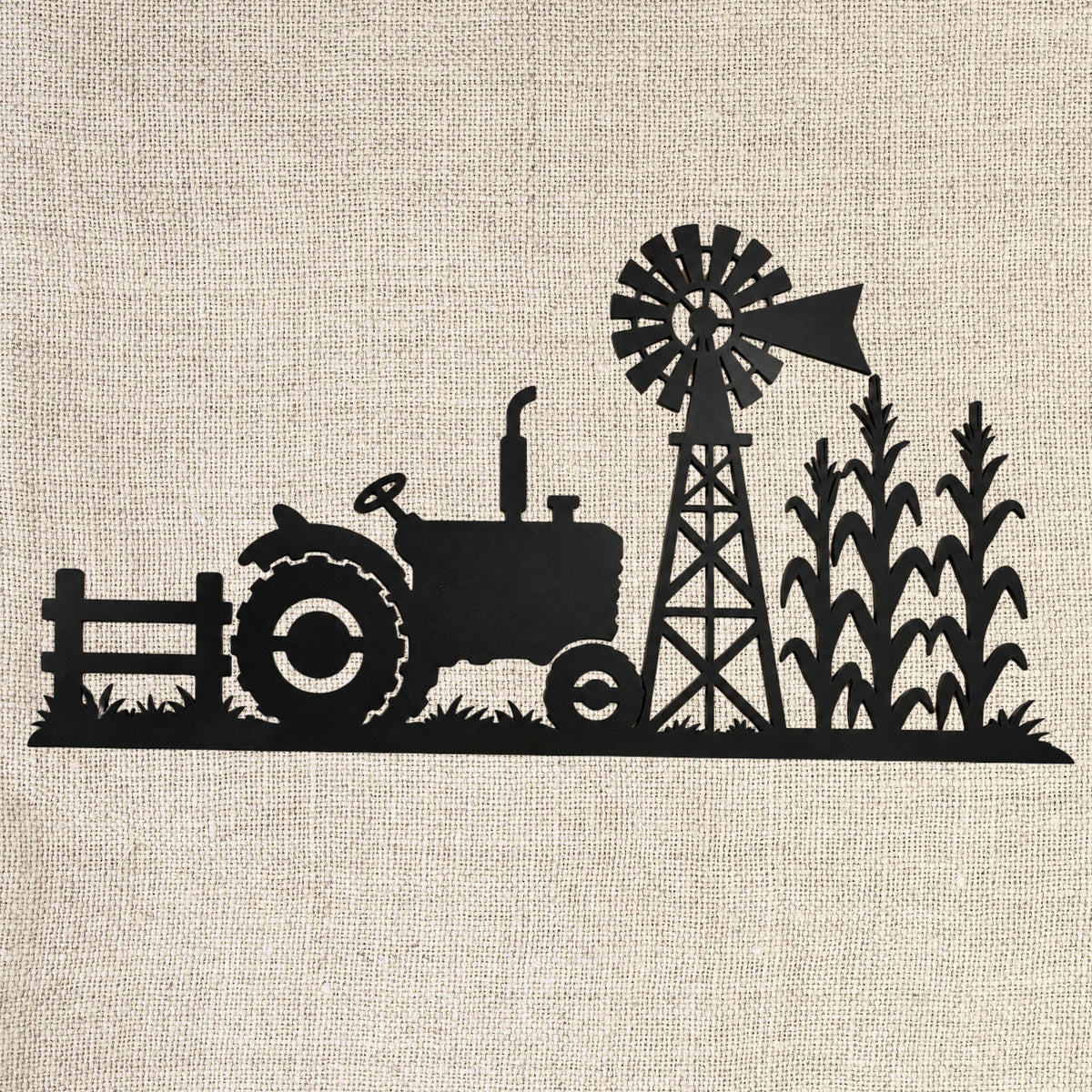 Farm Tractor Metal Wall Art, Rustic Farmhouse Decor, Windmill Sign, Farmer Gift, Country Home Decor, Farm Nursery sign, Farmer gifts.