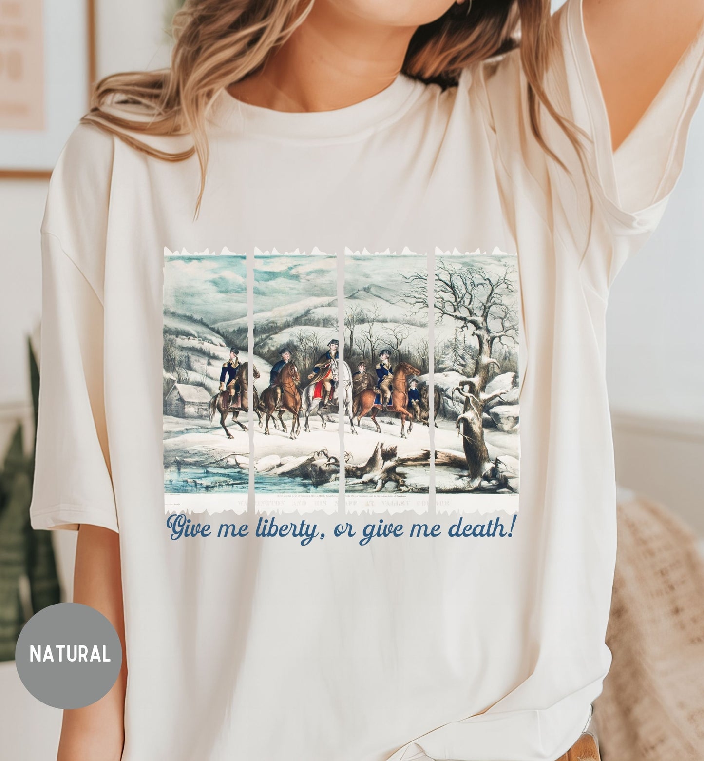 Give Me Liberty Or Give Me Death Shirt | Patriotic American History Tee | Revolutionary War Shirt | Freedom Shirt | Fourth of July Tee