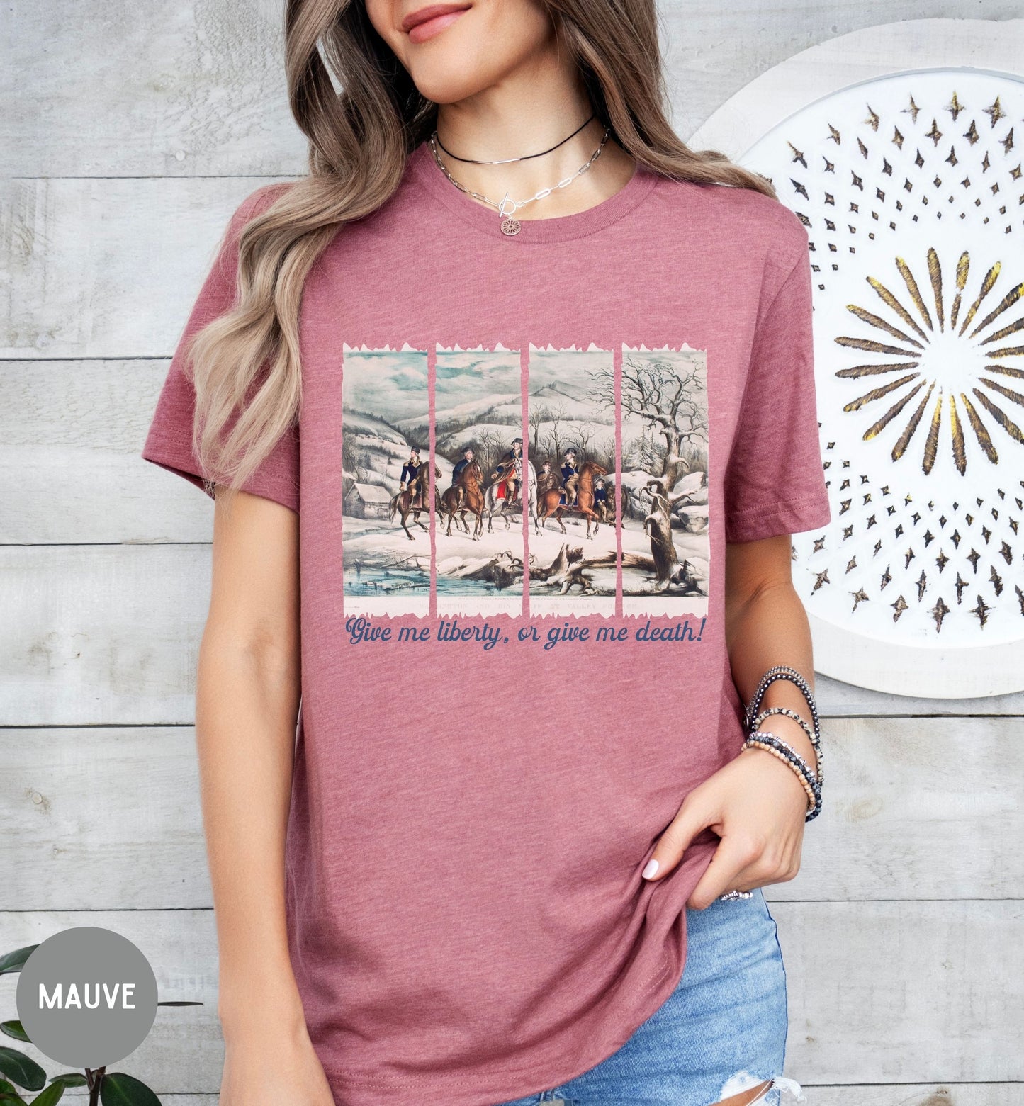 Give Me Liberty Or Give Me Death Shirt | Patriotic American History Tee | Revolutionary War Shirt | Freedom Shirt | Fourth of July Tee