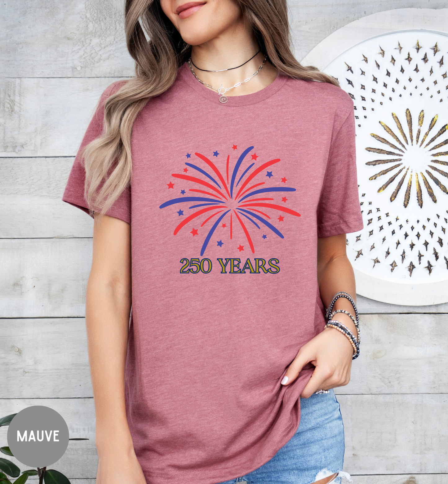 America 250 Years Shirt, Patriotic Fireworks T-Shirt, USA Anniversary Tee, 4th of July Celebration Shirt, USA pride, Womans Tee, BBQ shirt