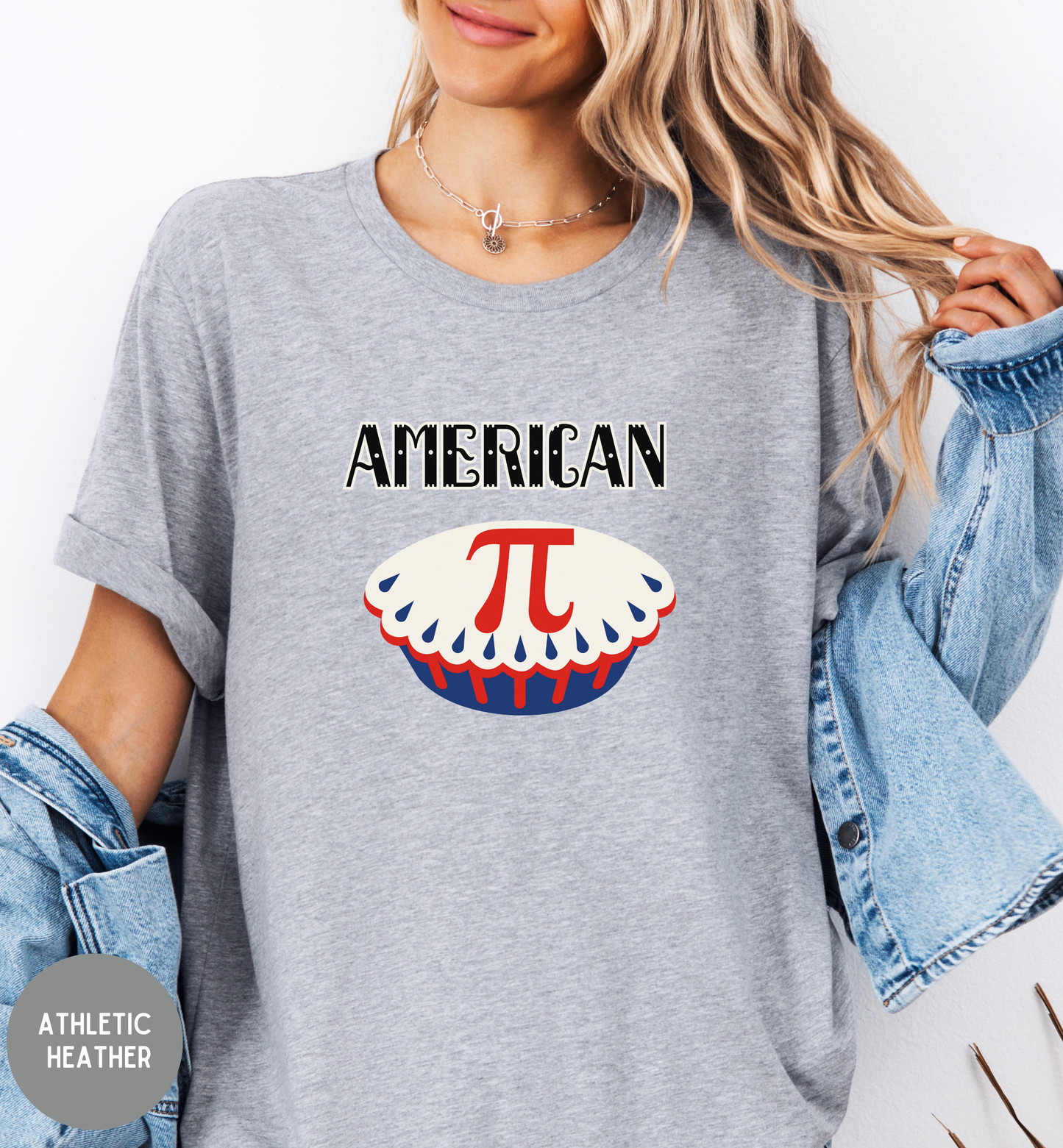American Pi T-Shirt | Funny Patriotic Math Shirt | Fourth of July Pie Tee | Unisex Americana Graphic Shirt