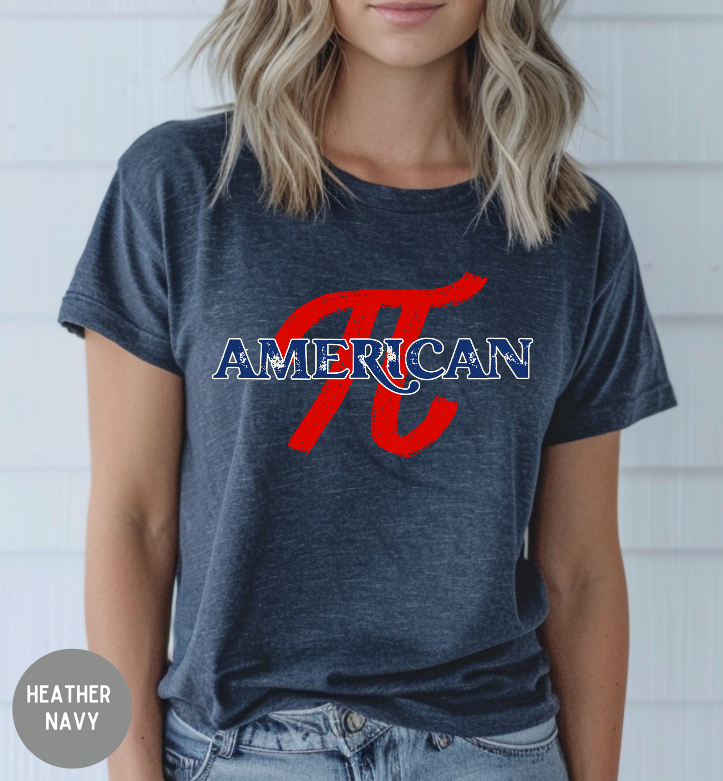 American Pi T-Shirt | Patriotic Math Shirt | Funny Americana Graphic Tee | Fourth of July Unisex Shirt
