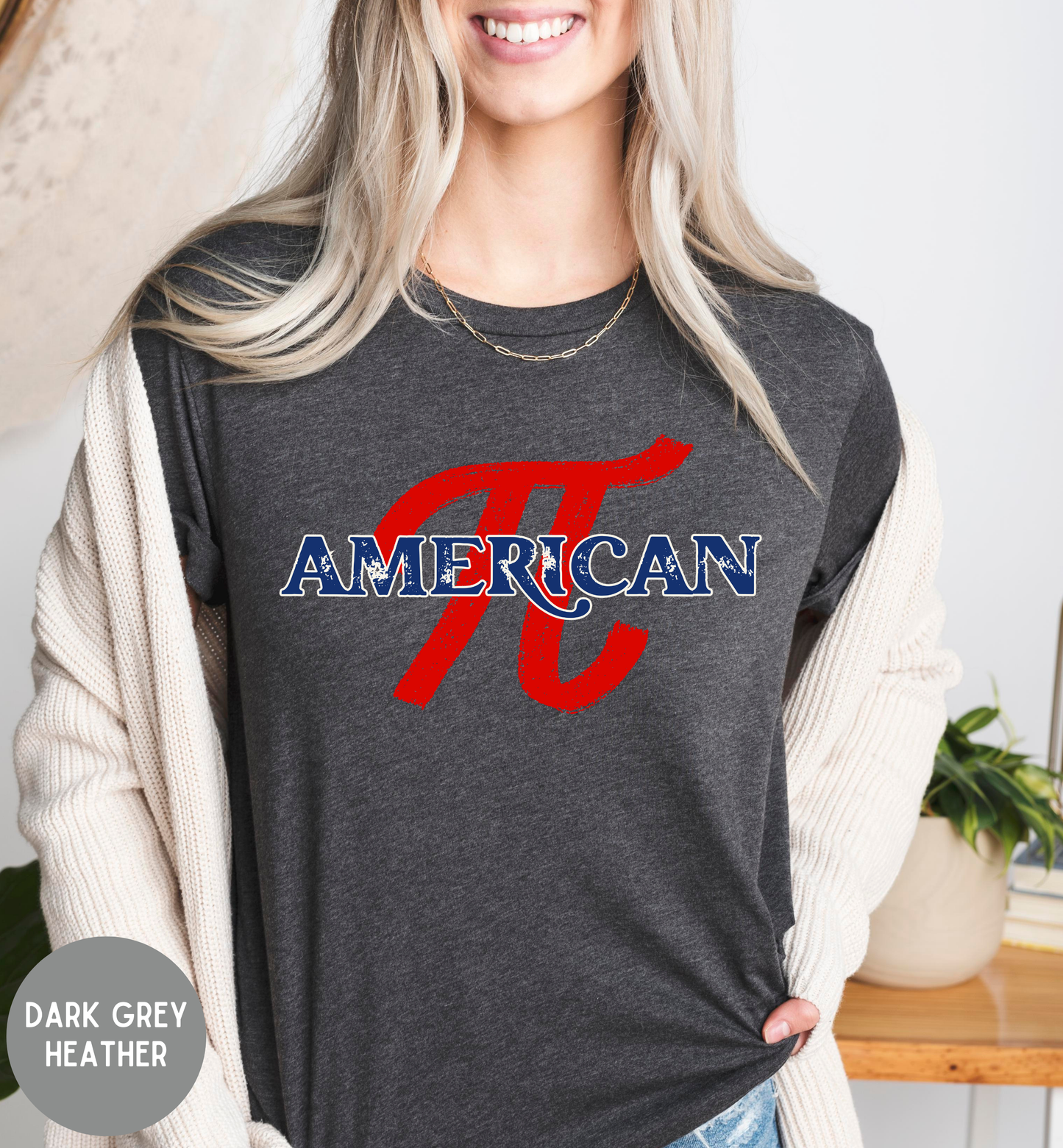 American Pi T-Shirt | Patriotic Math Shirt | Funny Americana Graphic Tee | Fourth of July Unisex Shirt