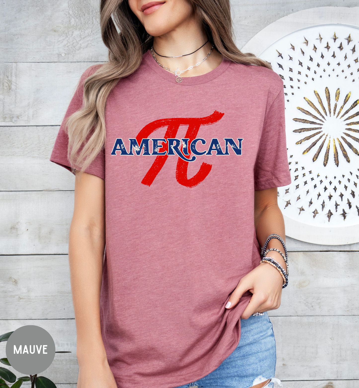 American Pi T-Shirt | Patriotic Math Shirt | Funny Americana Graphic Tee | Fourth of July Unisex Shirt