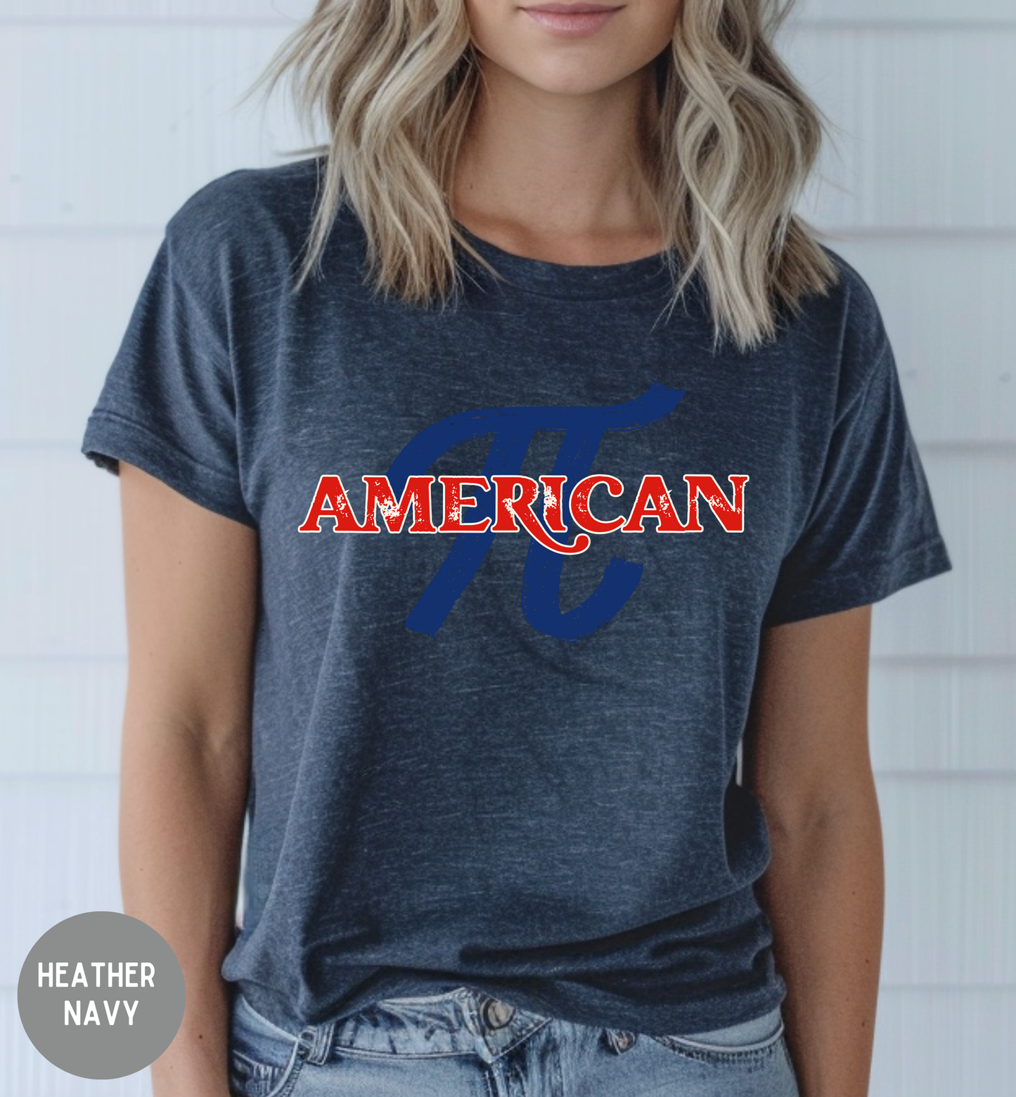American Pi T-Shirt | Patriotic Math Shirt | Funny Americana Graphic Tee | Fourth of July Unisex Shirt