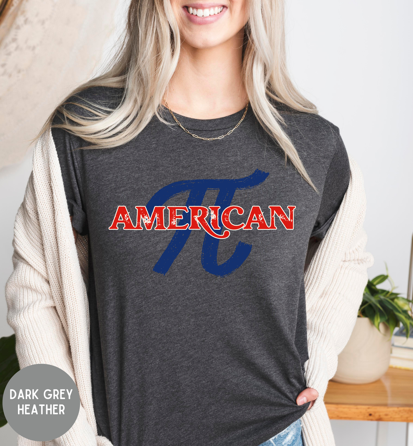 American Pi T-Shirt | Patriotic Math Shirt | Funny Americana Graphic Tee | Fourth of July Unisex Shirt