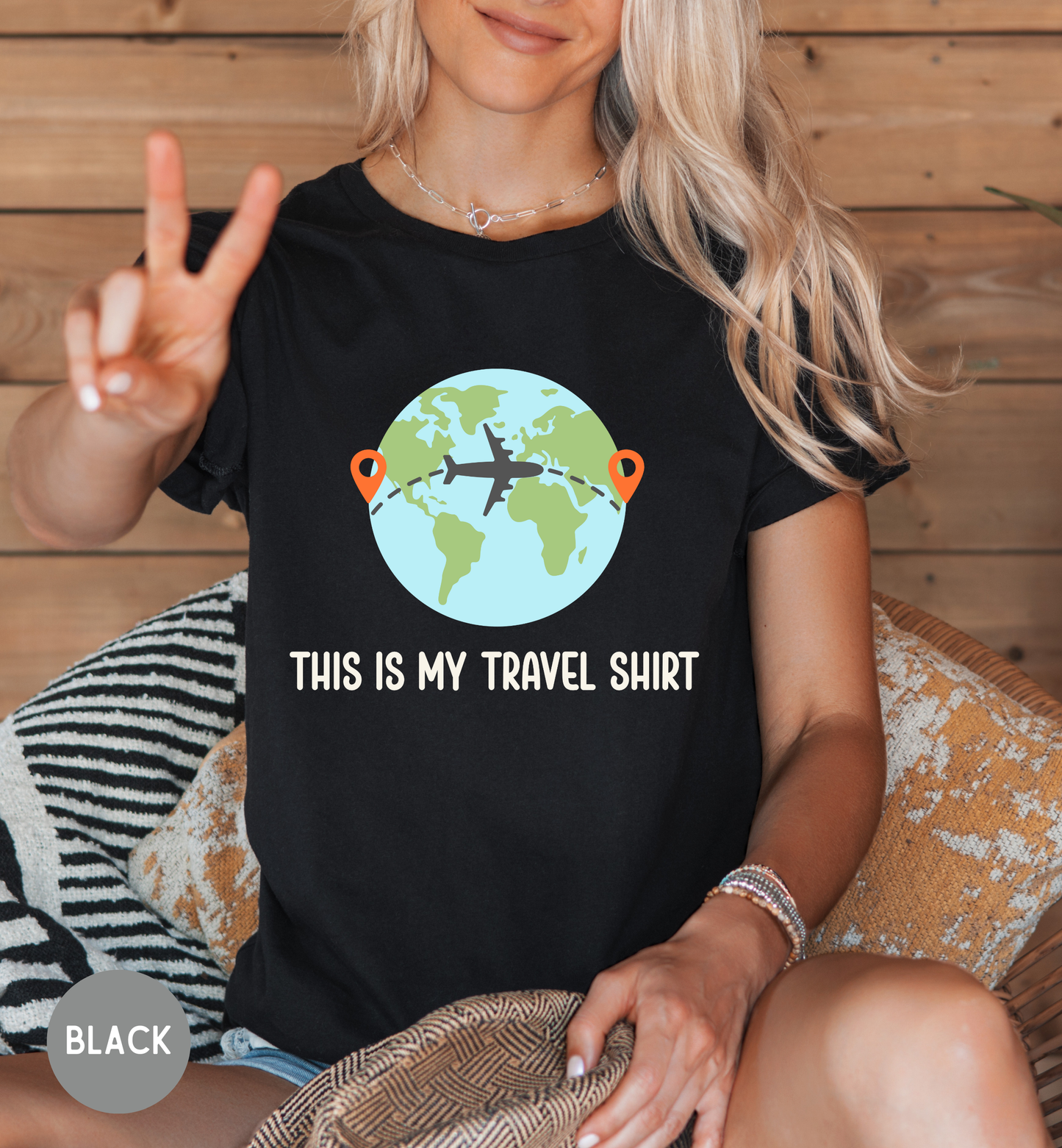 This Is My Travel Shirt | Funny Travel T-Shirt | Wanderlust Graphic Tee | Vacation Outfit Shirt | Unisex Adventure Top