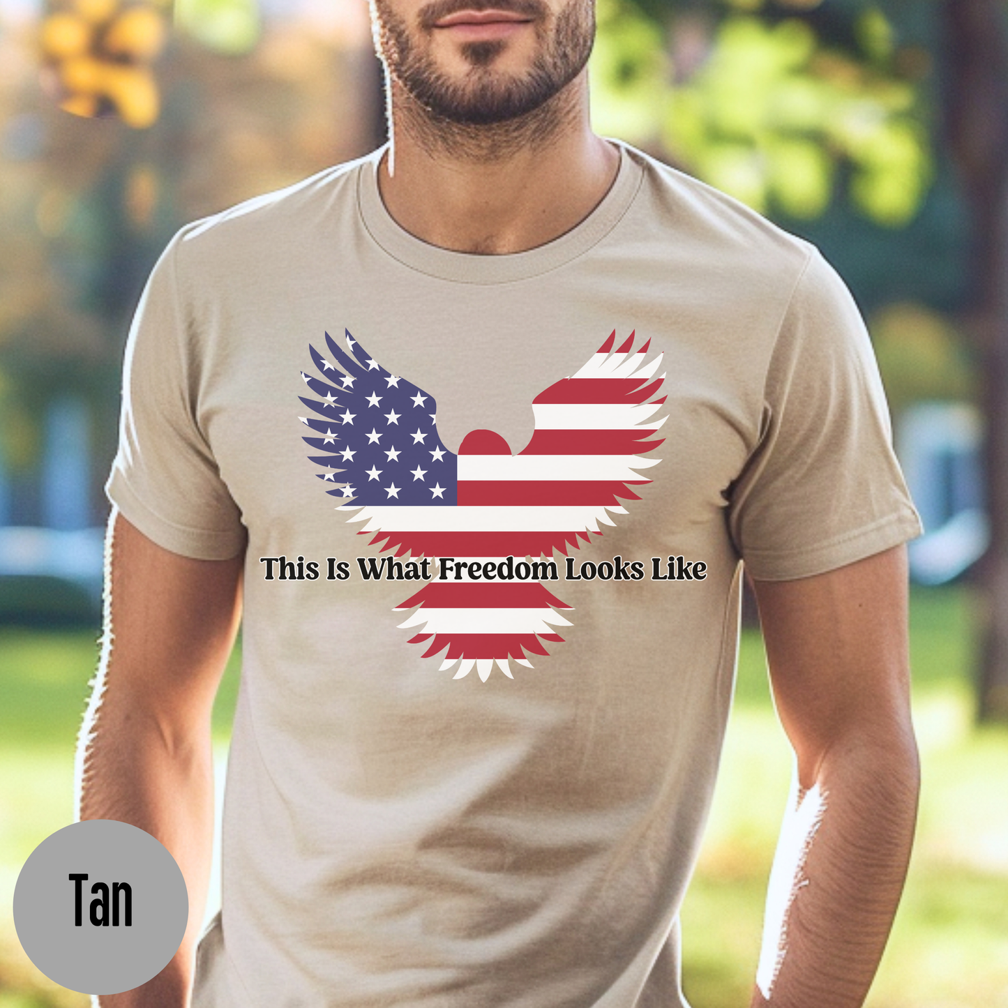 This Is What Freedom Looks Like T-Shirt,  Patriotic Eagle USA Shirt, American Flag Graphic, 4th of July Shirt, Veteran Support Tee, Unisex