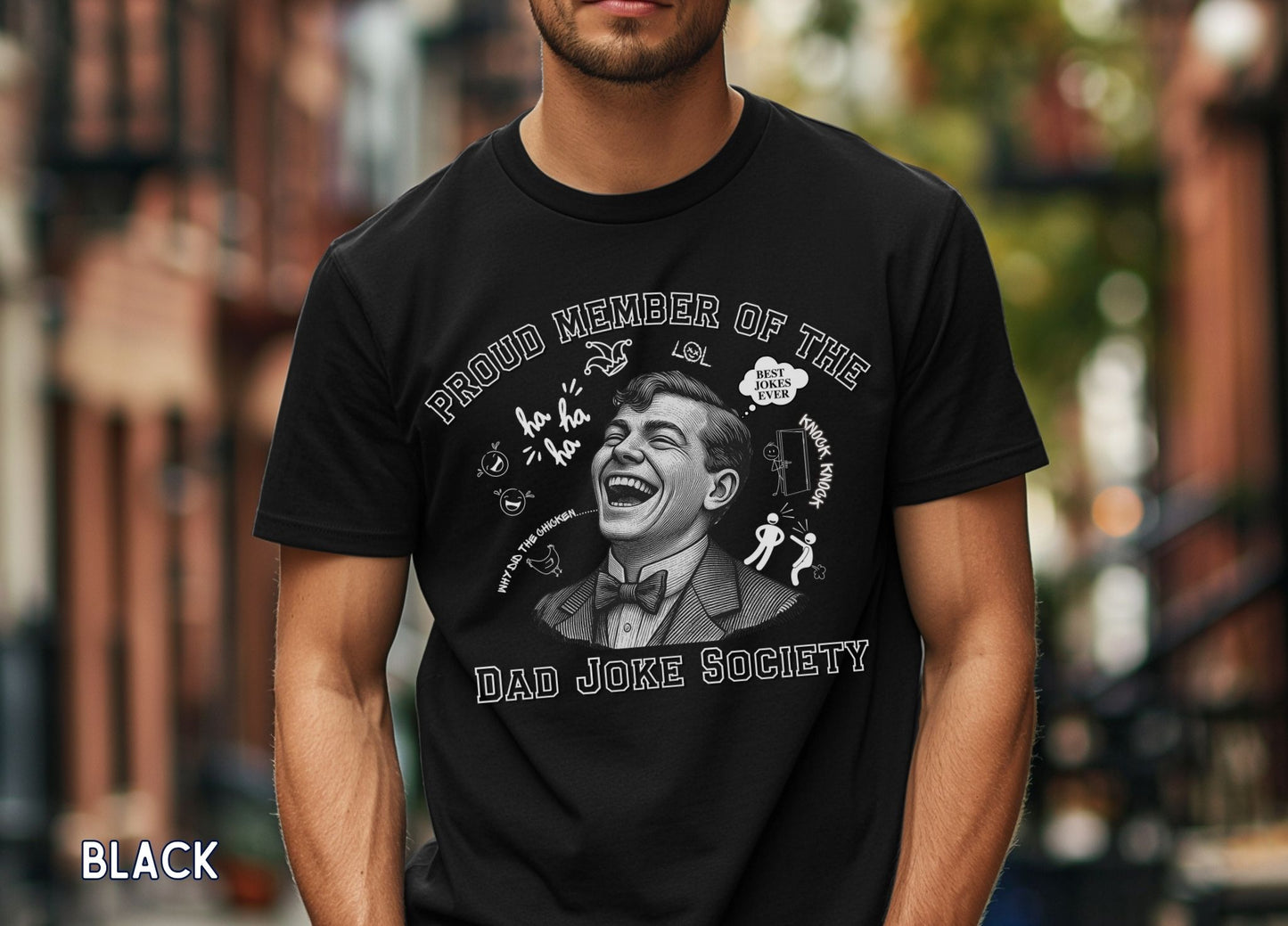 Dad Joke Society Shirt, Funny Dad Shirt, Proud Member Dad Tee, Father's Day Gift, Humor Gift for Dad, New Father gift.