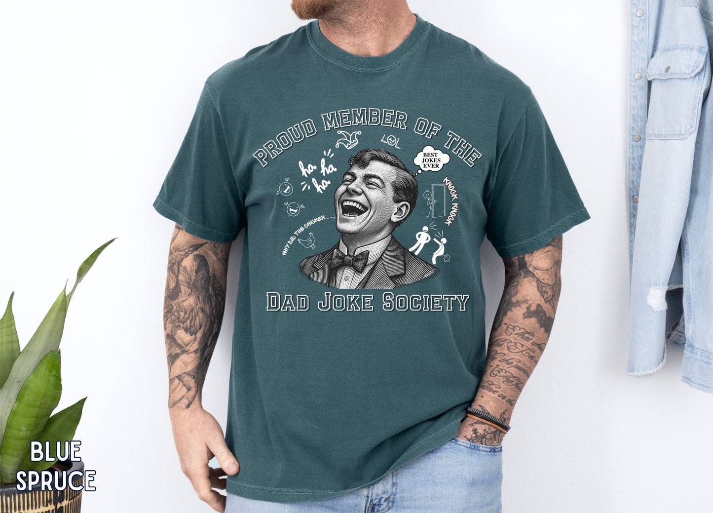 Dad Joke Society Shirt, Funny Dad Shirt, Proud Member Dad Tee, Father's Day Gift, Humor Gift for Dad, New Father gift.