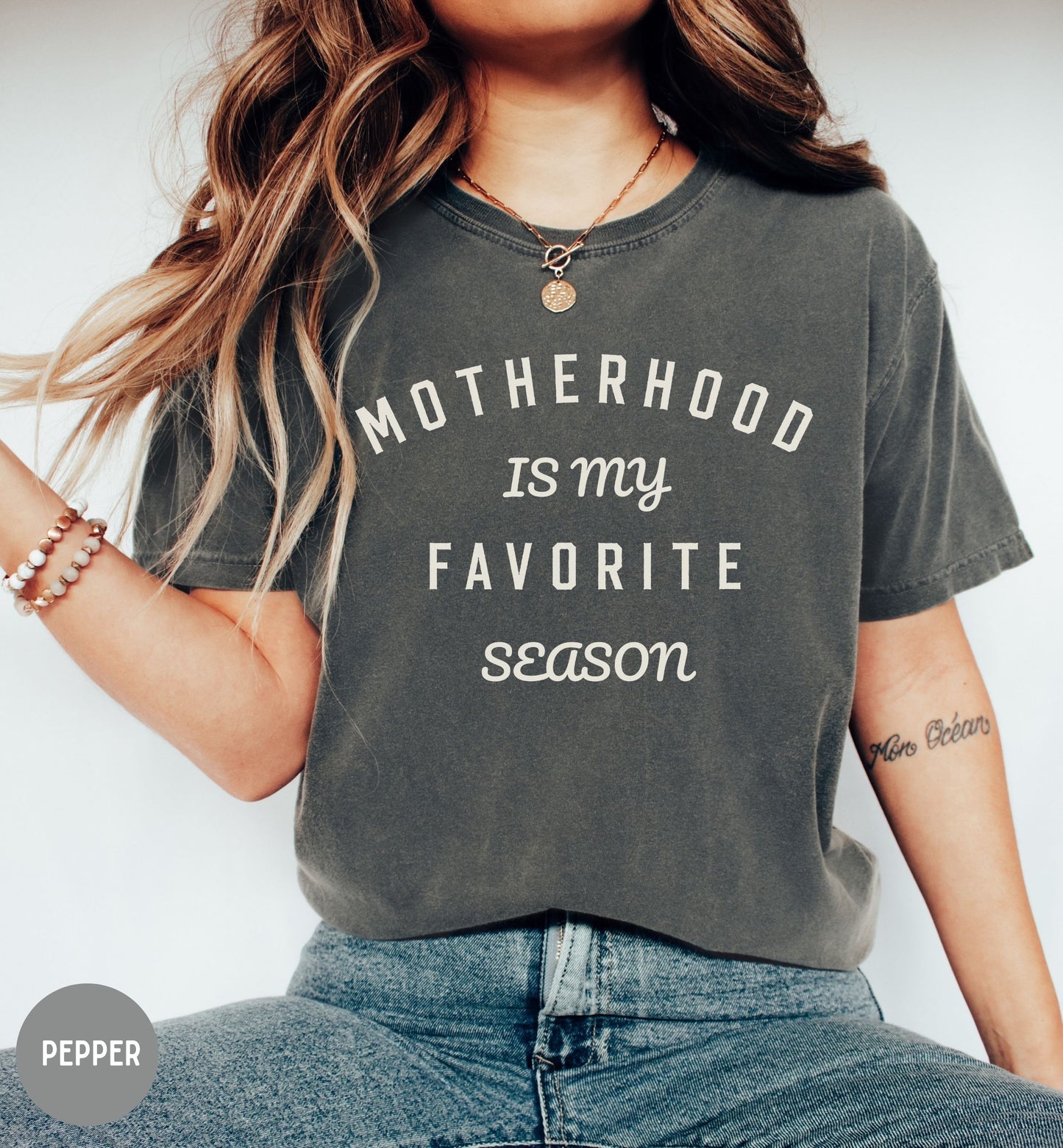 Motherhood Is My Favorite Season Shirt, Mom Life Tee, Mother's Day Gift, New Mom Gift, Cute Mom Shirt, Gift for Mom, Wife gift.