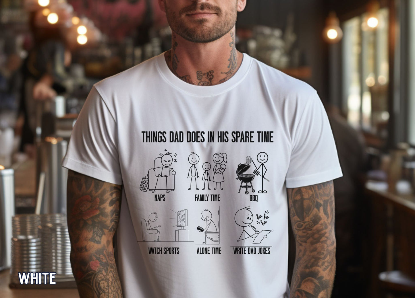 Things Dad Does Shirt, Funny Dad Shirt, Dad Life Tee, Fathers Day Gift, Dad Joke Shirt, BBQ Dad tee, Husband gift, Humorous tee, guy gift
