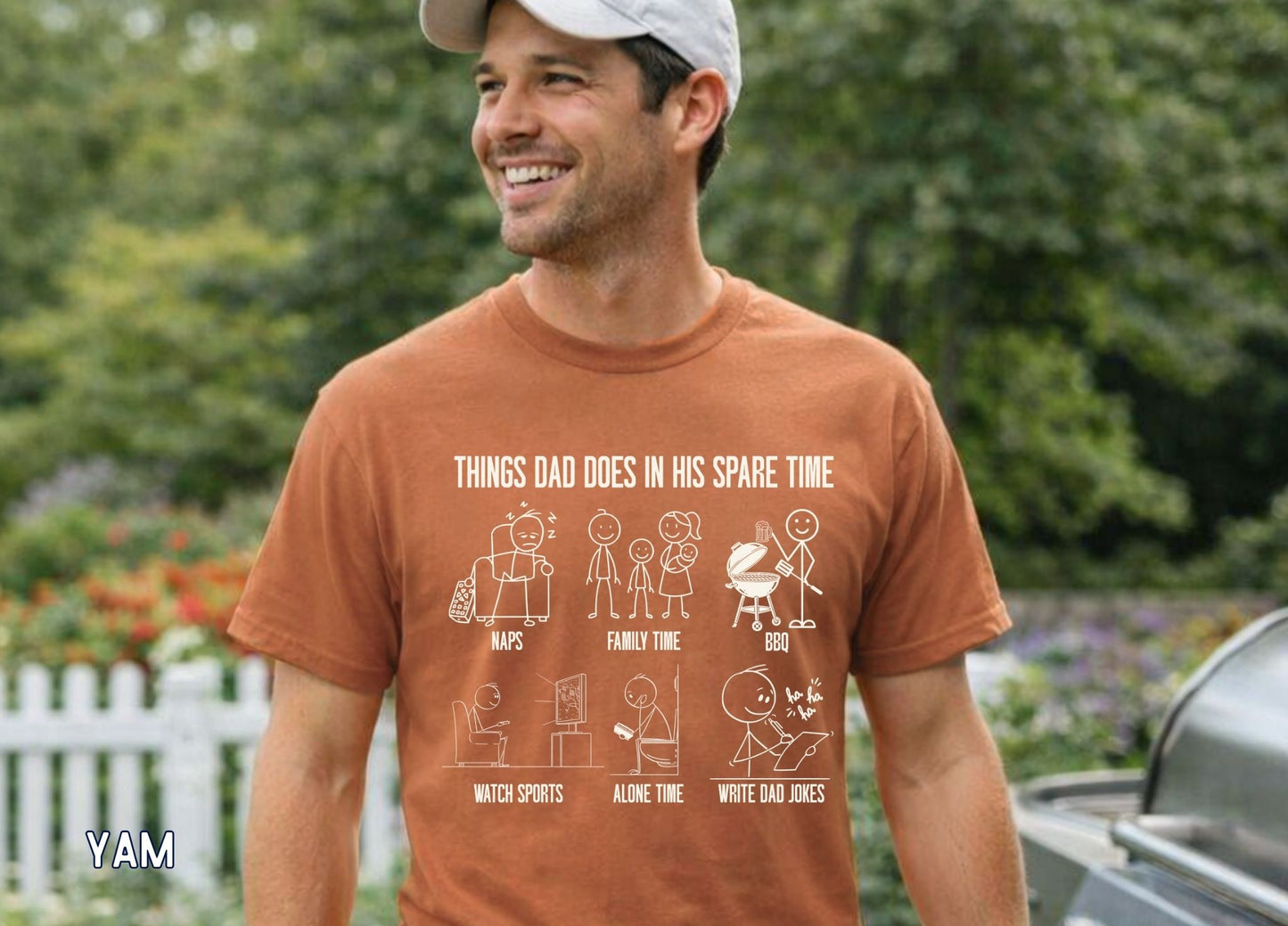 Things Dad Does Shirt, Funny Dad Shirt, Dad Life Tee, Fathers Day Gift, Dad Joke Shirt, BBQ Dad tee, Husband gift, Humorous tee, guy gift