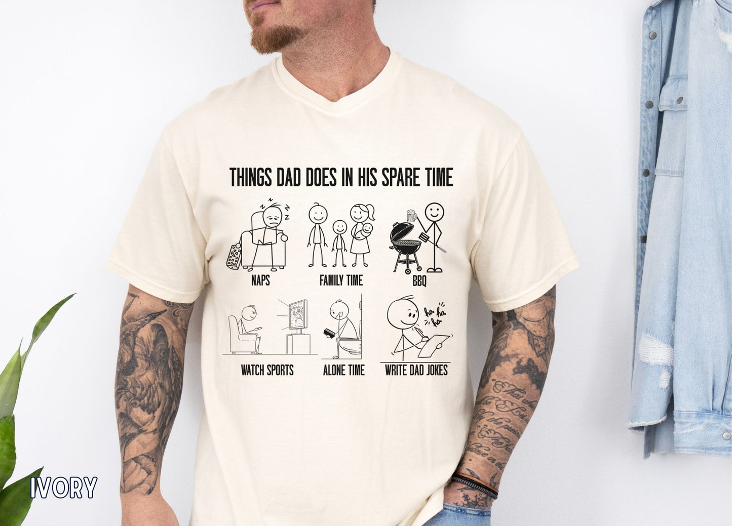Things Dad Does Shirt, Funny Dad Shirt, Dad Life Tee, Fathers Day Gift, Dad Joke Shirt, BBQ Dad tee, Husband gift, Humorous tee, guy gift