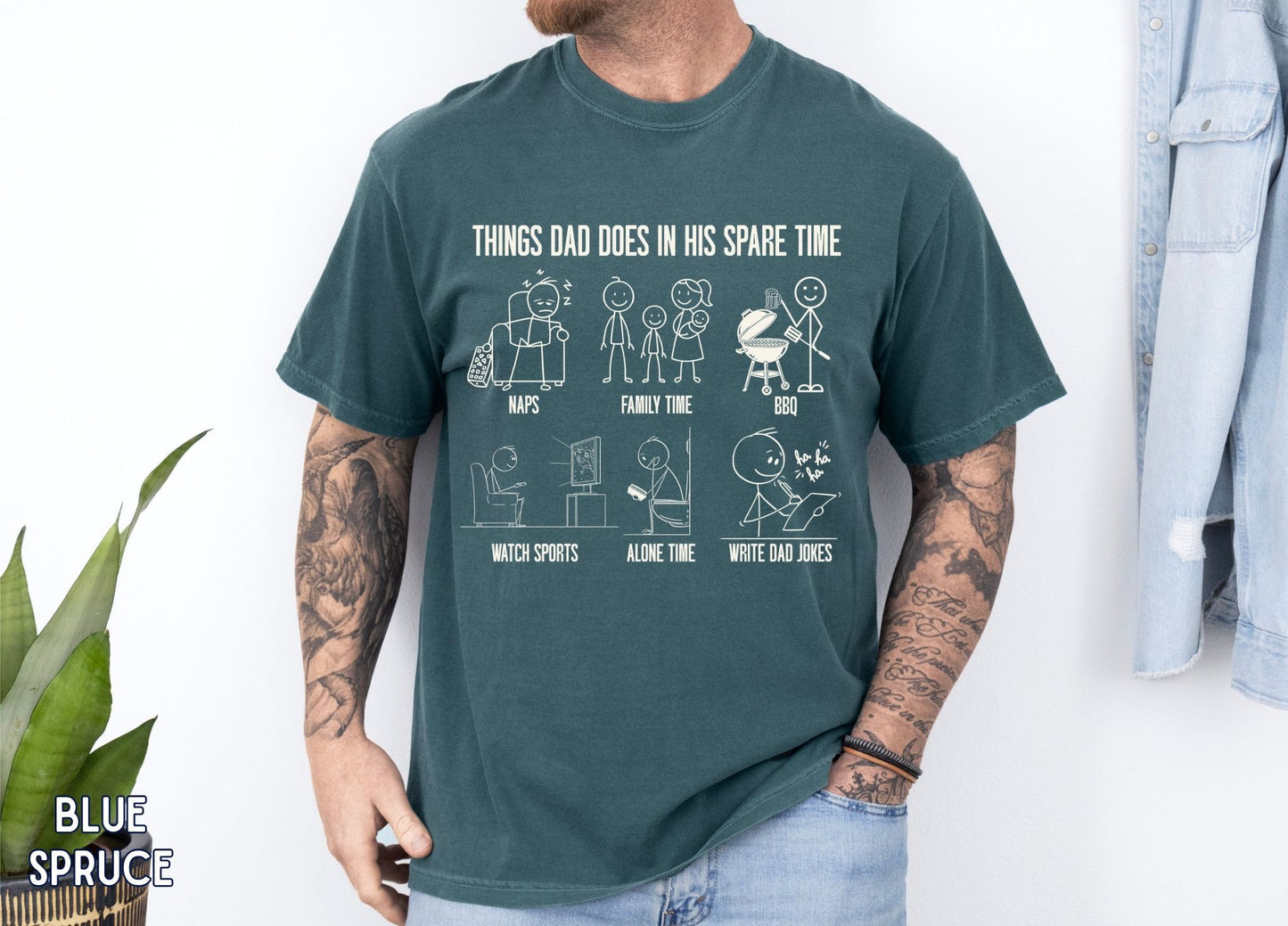Things Dad Does Shirt, Funny Dad Shirt, Dad Life Tee, Fathers Day Gift, Dad Joke Shirt, BBQ Dad tee, Husband gift, Humorous tee, guy gift