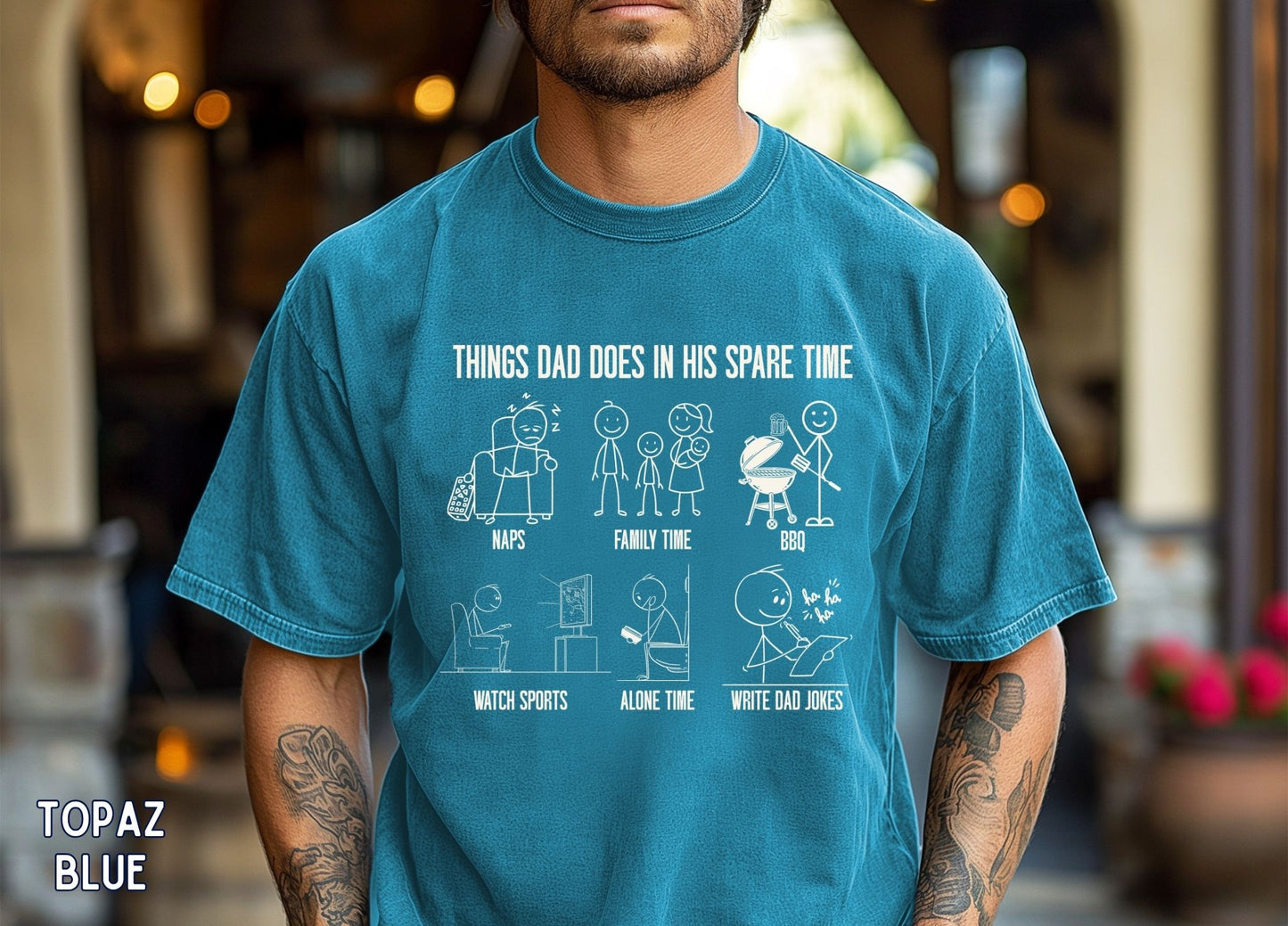 Things Dad Does Shirt, Funny Dad Shirt, Dad Life Tee, Fathers Day Gift, Dad Joke Shirt, BBQ Dad tee, Husband gift, Humorous tee, guy gift