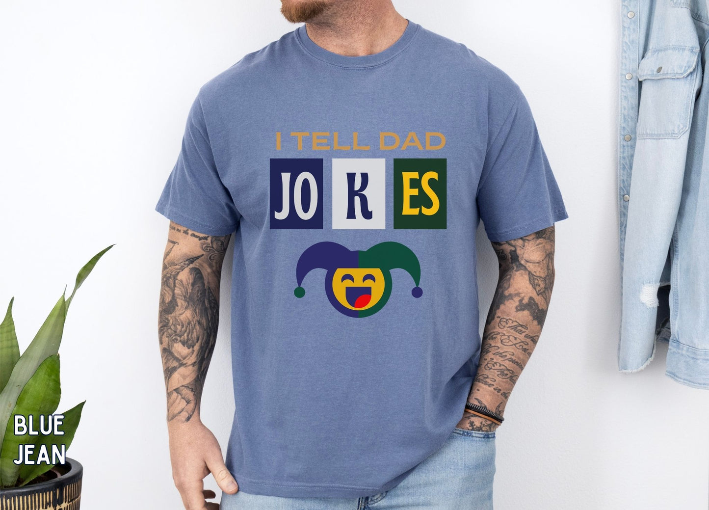I Tell Dad Jokes Shirt, Funny Dad Humor Tee, Joker Pun Shirt, Dad Life T-Shirt, Father's Day Gift, Funny Graphic Tee