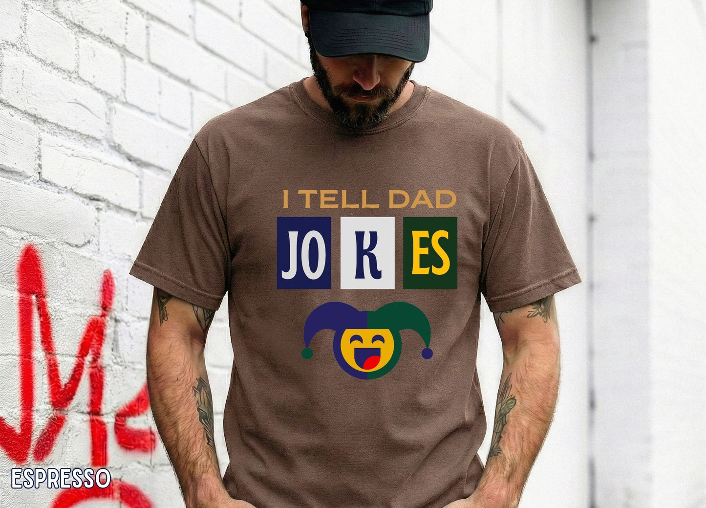 I Tell Dad Jokes Shirt, Funny Dad Humor Tee, Joker Pun Shirt, Dad Life T-Shirt, Father's Day Gift, Funny Graphic Tee