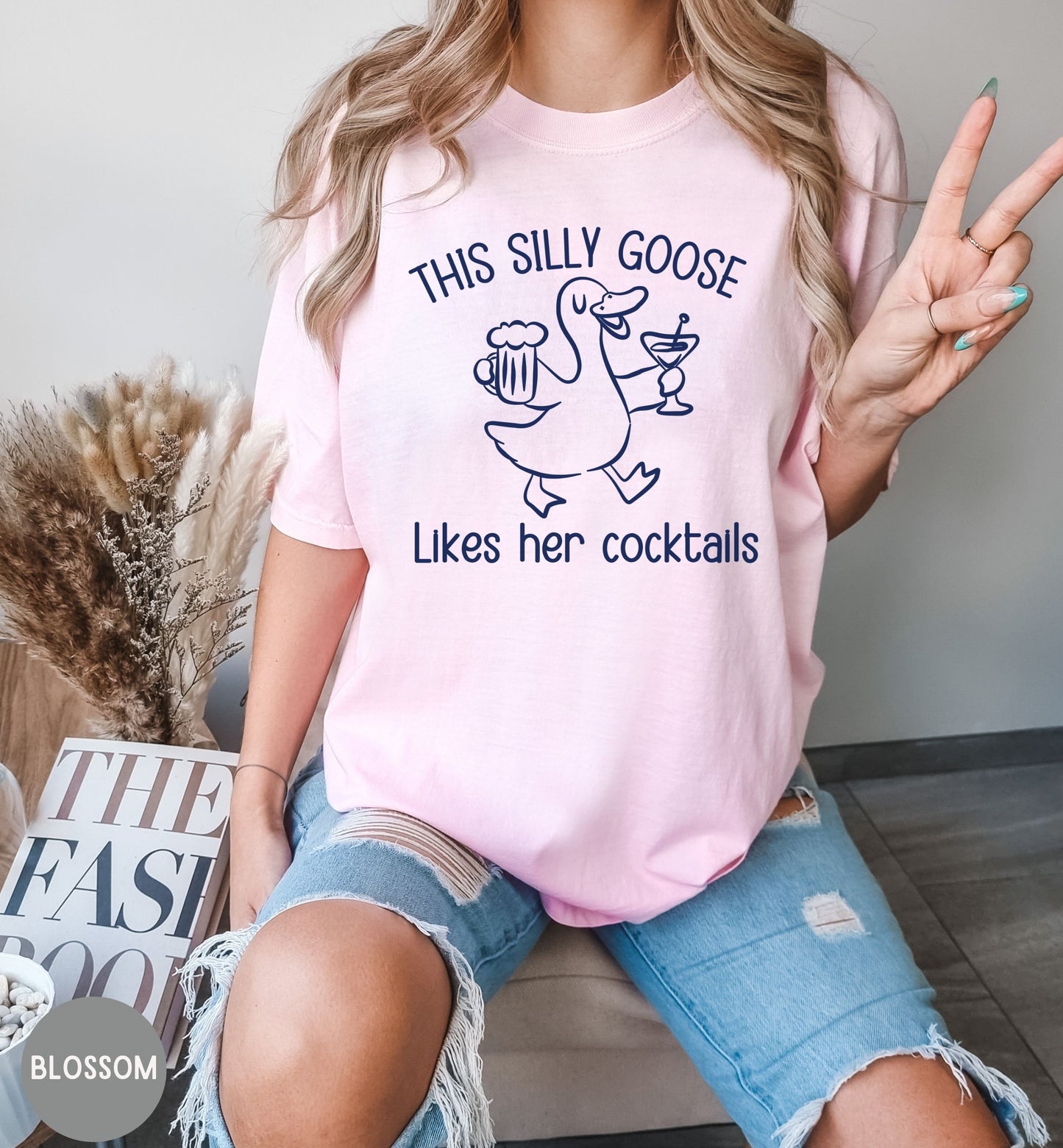 This Silly Goose Shirt, Funny Goose Cocktail Tee, Girls Night Shirt, Cute Drinking Shirt, Bachelorette Party Tee, Humor Graphic Tee.