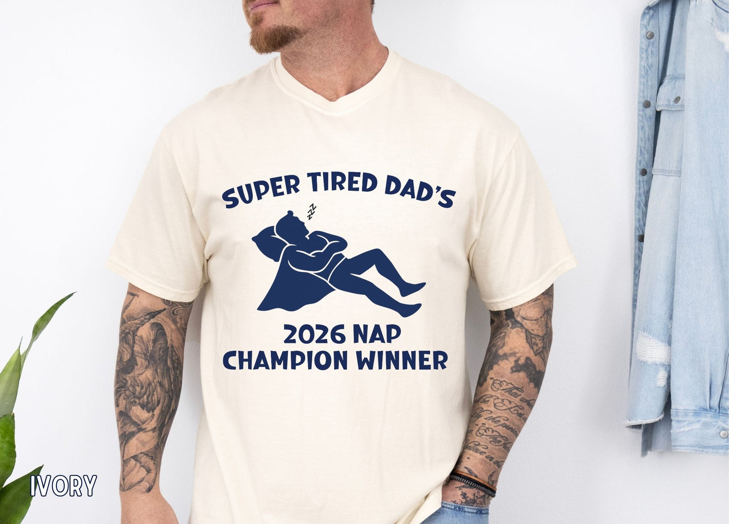 Super Tired Dad Shirt, Funny Dad Nap Shirt, Dad Life Tee, Fathers Day Gift, Tired Dad Humor Shirt, New Dad Gift, Dad Joke Shirt