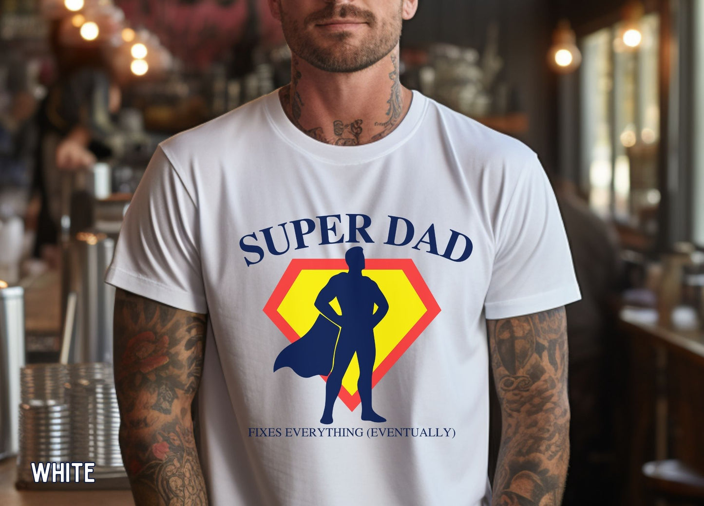 Super Dad Fixes Everything Shirt, Funny Dad Tee, Fathers Day Gift, Superhero Dad Shirt, Husband gift, Gift for Dad, Humor Shirt