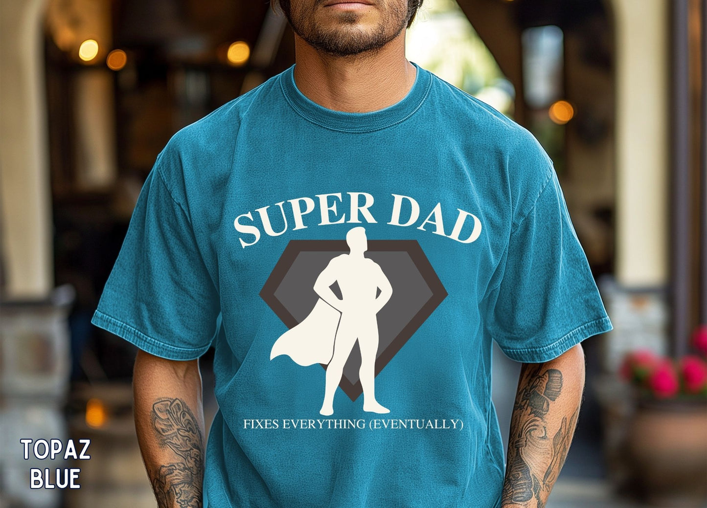 Super Dad Fixes Everything Shirt, Funny Dad Tee, Fathers Day Gift, Superhero Dad Shirt, Husband gift, Gift for Dad, Humor Shirt