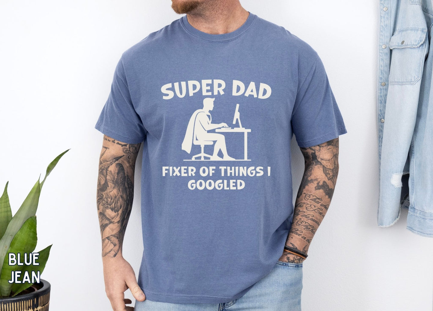 Super Dad Fixer of Things I Googled Shirt, Funny Dad Tee, Tech Dad Shirt, Father's Day Gift, Dad Humor Tee, Gift for Dad, Husband shirt.