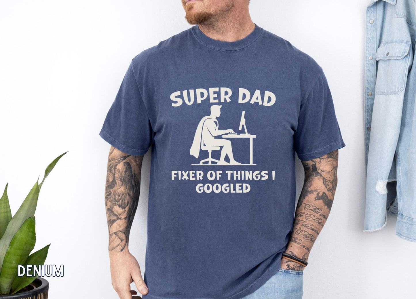 Super Dad Fixer of Things I Googled Shirt, Funny Dad Tee, Tech Dad Shirt, Father's Day Gift, Dad Humor Tee, Gift for Dad, Husband shirt.