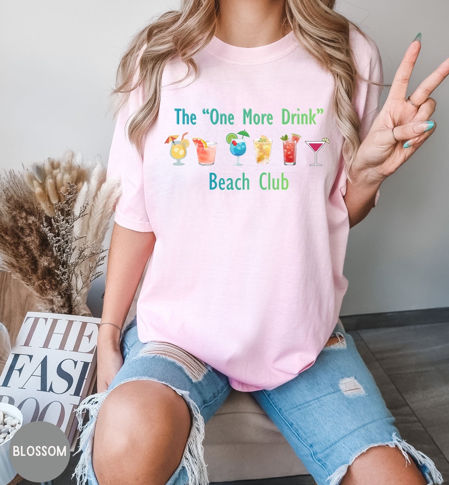 One More Drink Beach Club Shirt, Funny Beach Shirt, Summer Vacation Tee, Party Shirt, Tropical Drink Shirt, Beach Trip Gift