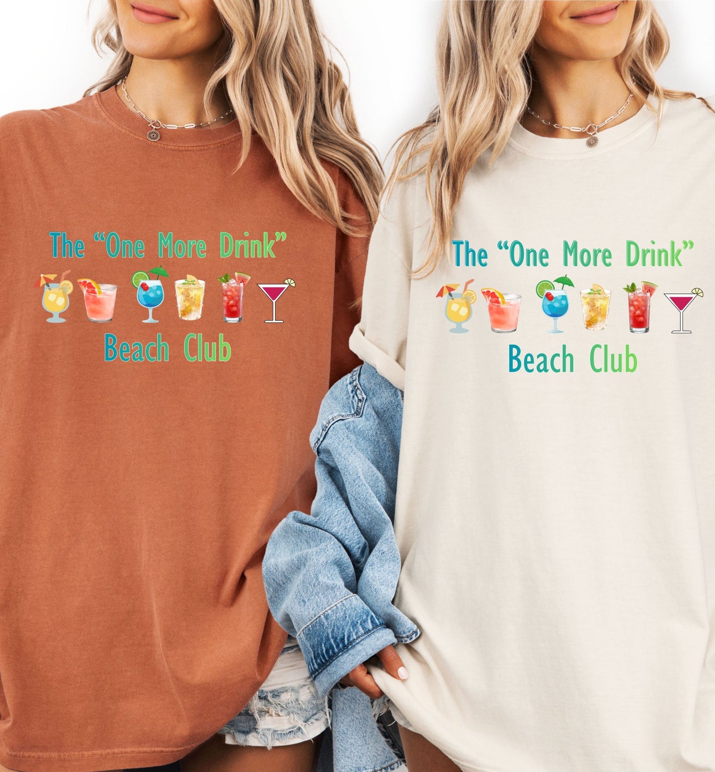 One More Drink Beach Club Shirt, Funny Beach Shirt, Summer Vacation Tee, Party Shirt, Tropical Drink Shirt, Beach Trip Gift