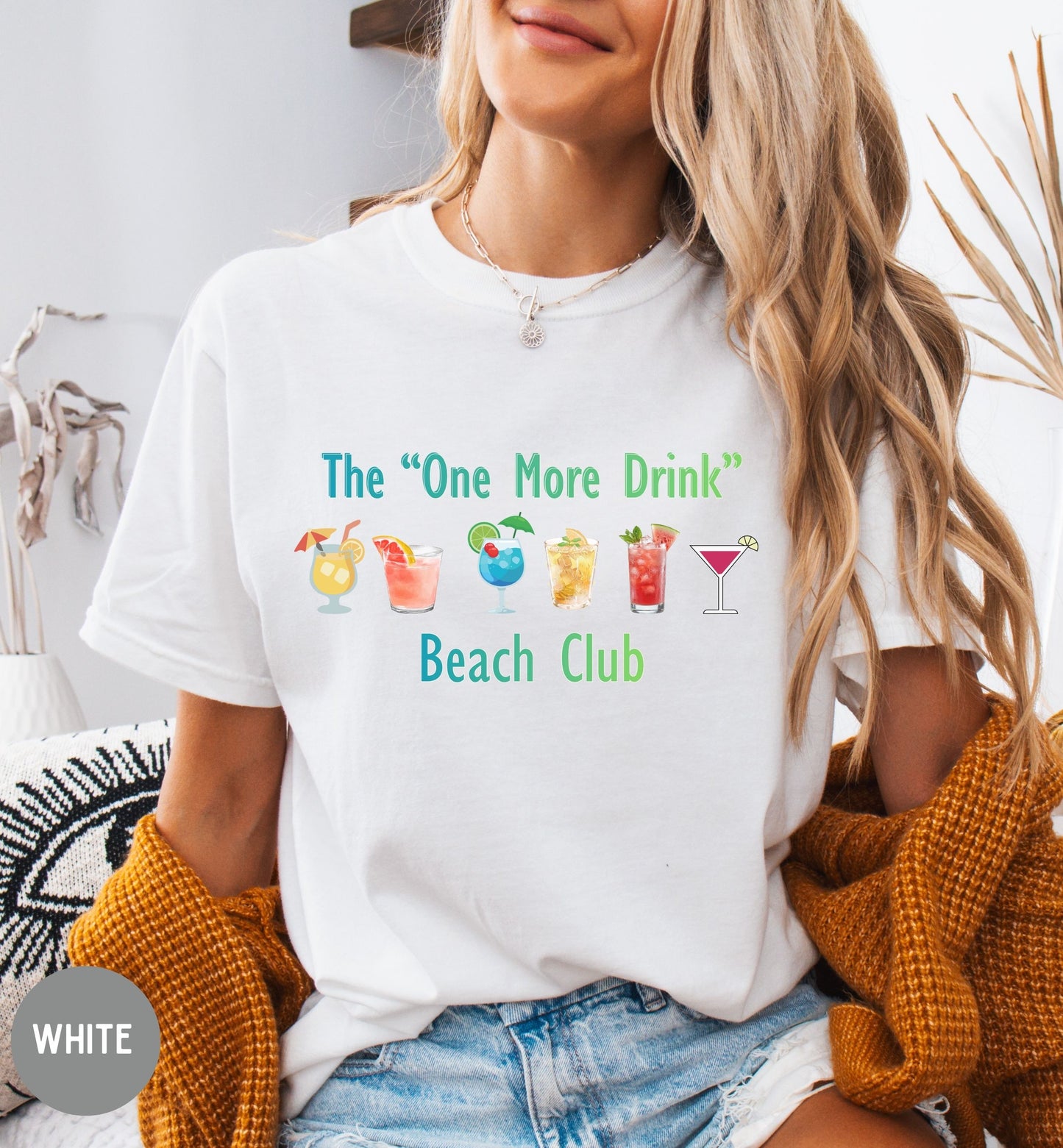 One More Drink Beach Club Shirt, Funny Beach Shirt, Summer Vacation Tee, Party Shirt, Tropical Drink Shirt, Beach Trip Gift