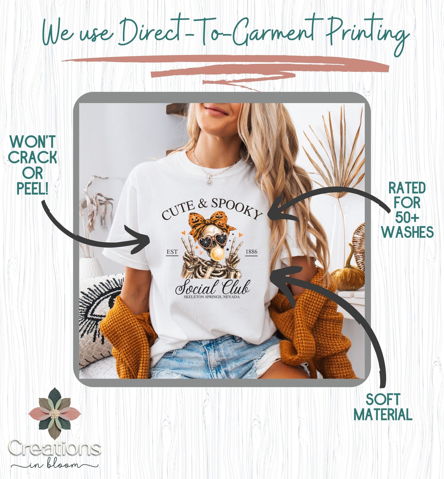 Cute & Spooky Social Club shirt, Halloween t-shirt, Skeleton shirt, Bow shirt, woman Halloween tee, October fall shirt, coquette Halloween.