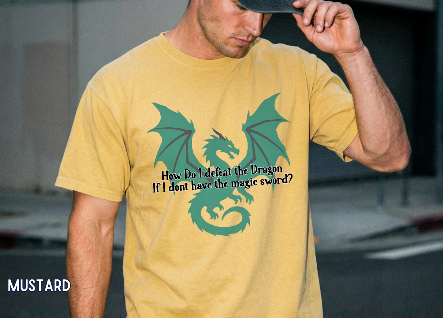 How Do I Defeat the Dragon If I Don't Have the Magic Sword? Funny Fantasy Gamer T-Shirt | RPG Nerd Gift | Dragon Lover Tee