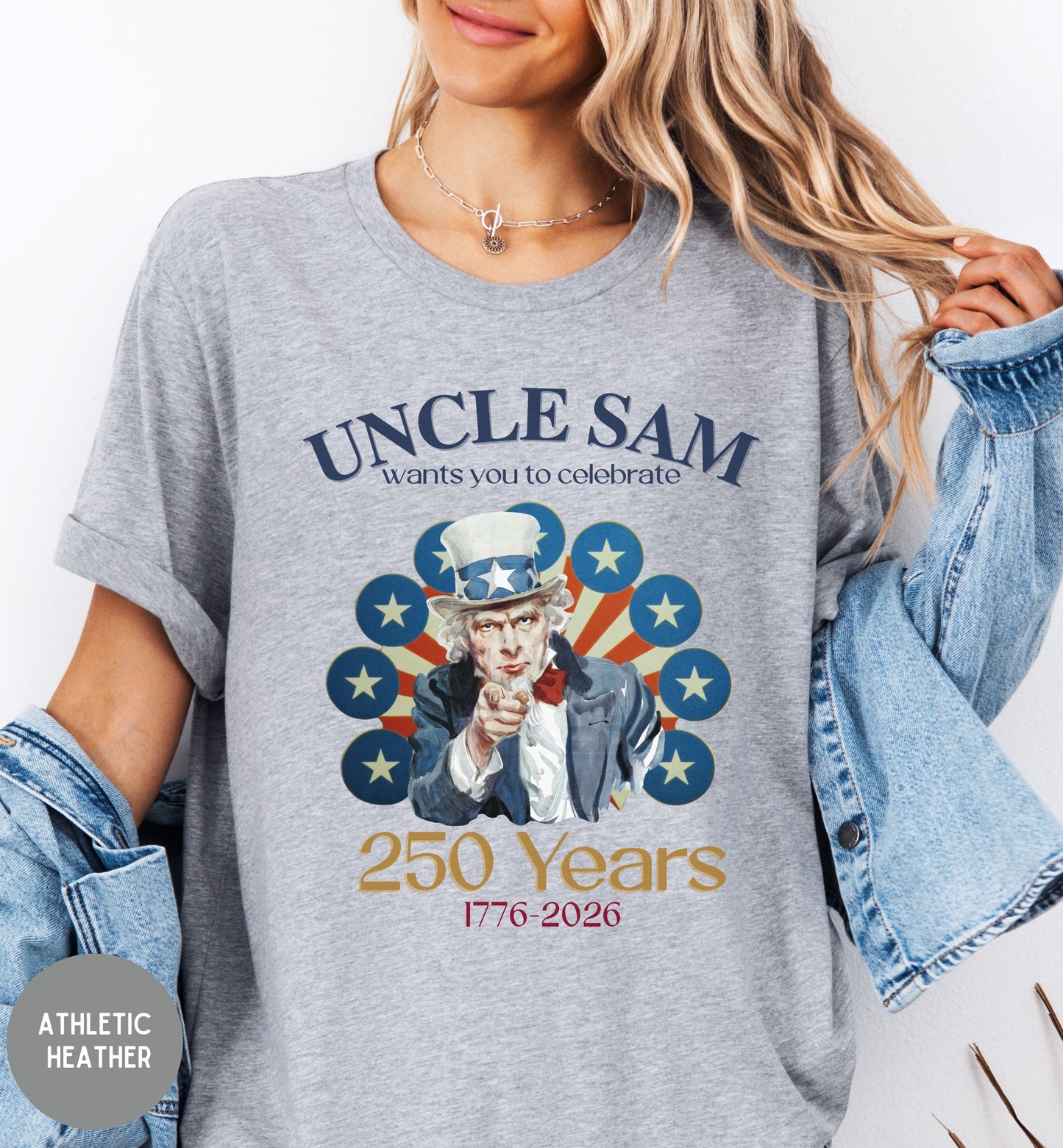 Uncle Sam 250 Years Shirt, 1776-2026 America Anniversary Tee, Patriotic T-Shirt, USA Freedom Celebration, Freedom party shirt,