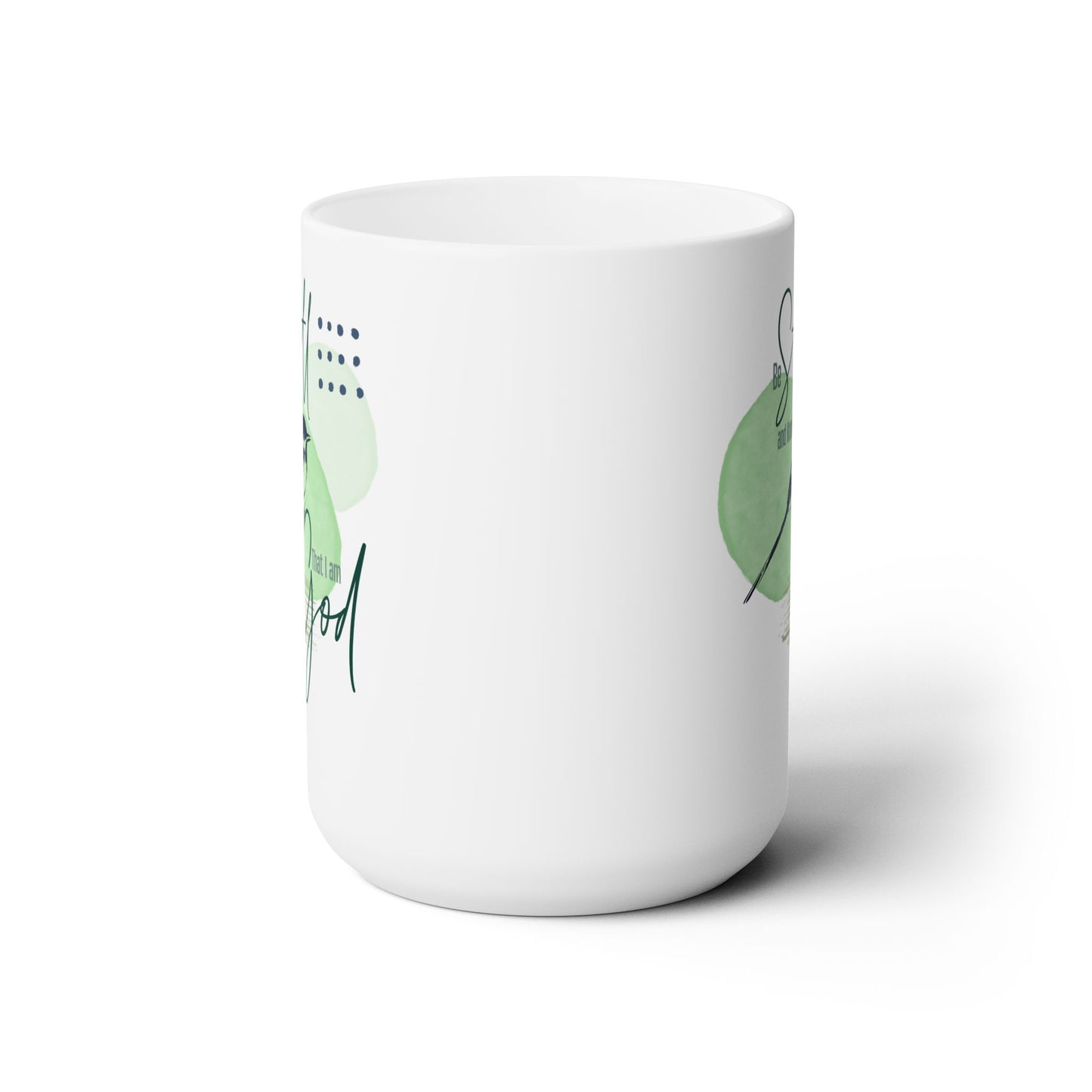 Be Still and Know, coffee mug, Boho Bird mug, Bible verse mug, inspirational Christian Faith mug, religious gift, bird or nature lovers mug.