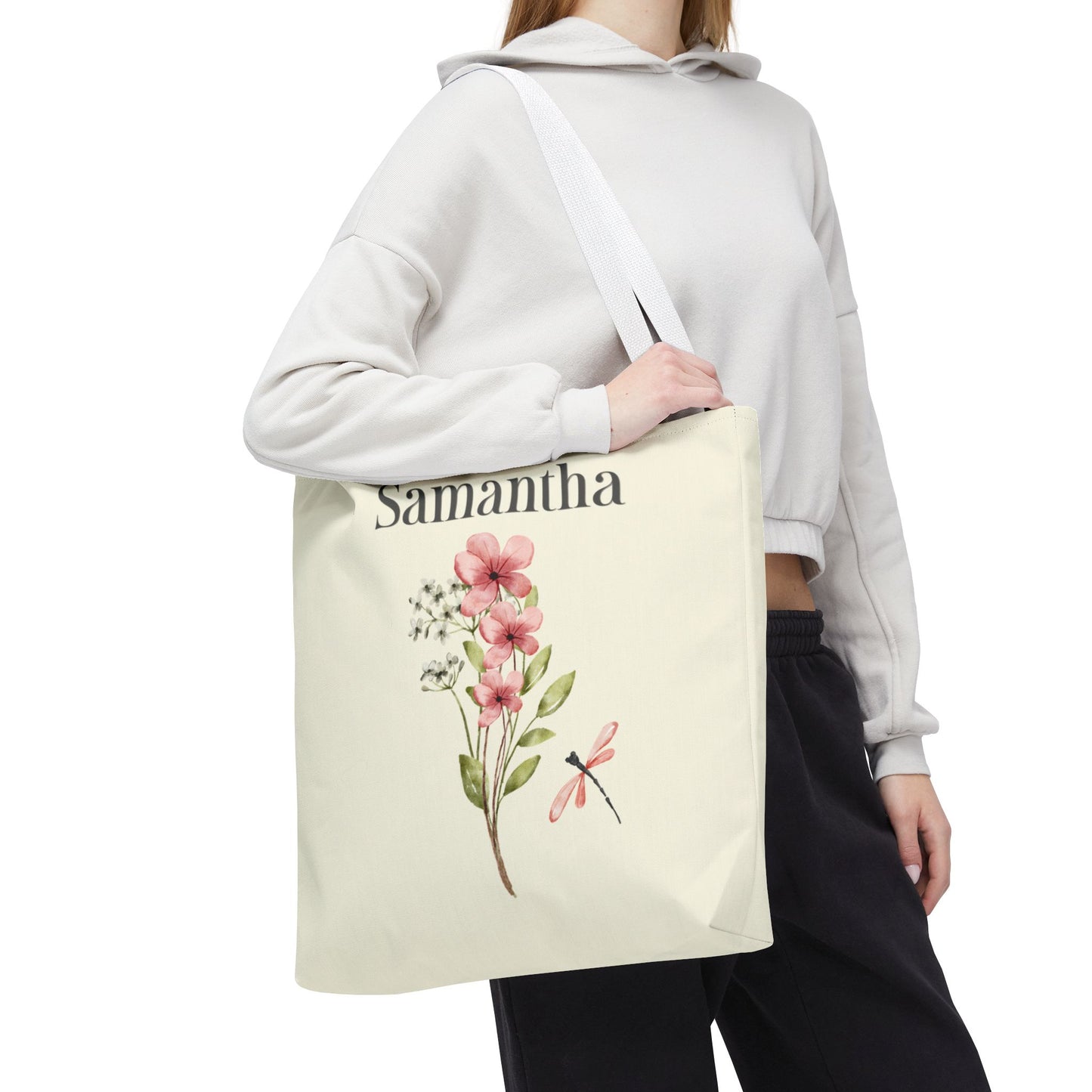 Personalized tote bag, Prayer warrior gift, Bible study bag, Christian tote, Church group gifts, Flower tote, Church bag, Flower tote bag.
