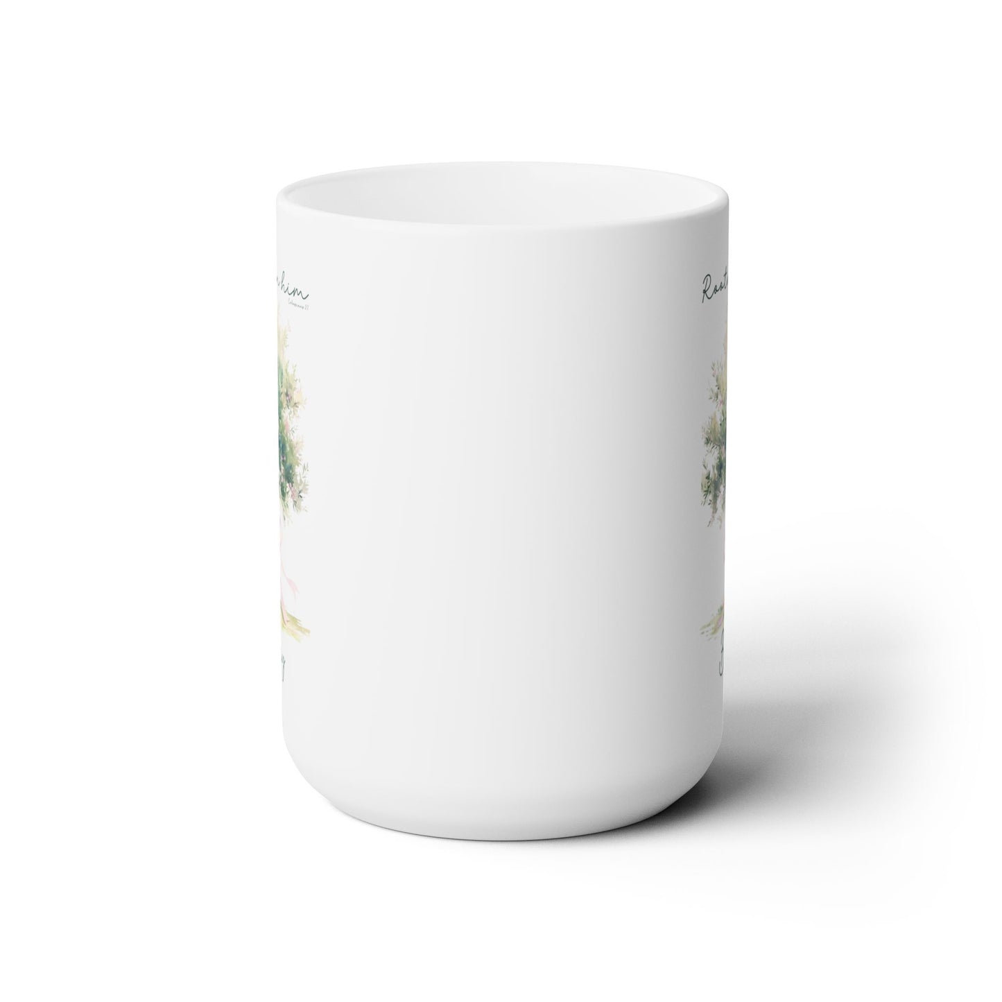 Personalized Coffee mug. Faith mugs, Bible verse mugs, Custom name gifts, Cristian mug, Inspirational gifts, mugs for her, Rooted in him.