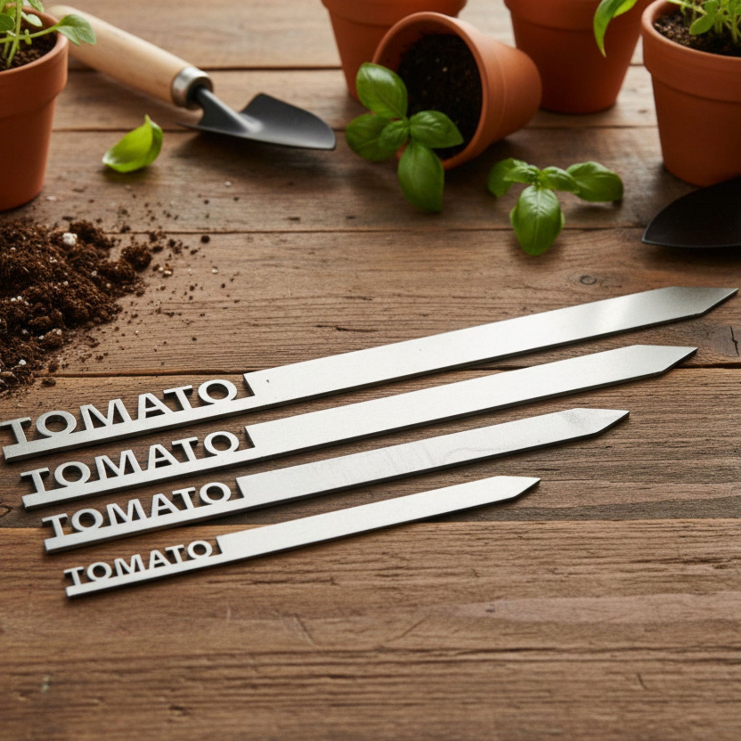 Vegetable Garden Stake Labels – Metal Plant Markers
