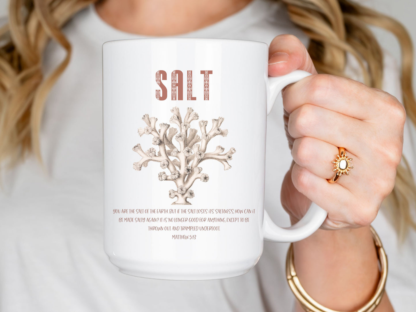 Sun, Salt and Sea- Beach Coffee Mugs, Bible verse mugs, Christian mug, Beach house gifts, Inspirational mugs, Faith mugs, Christian gifts.