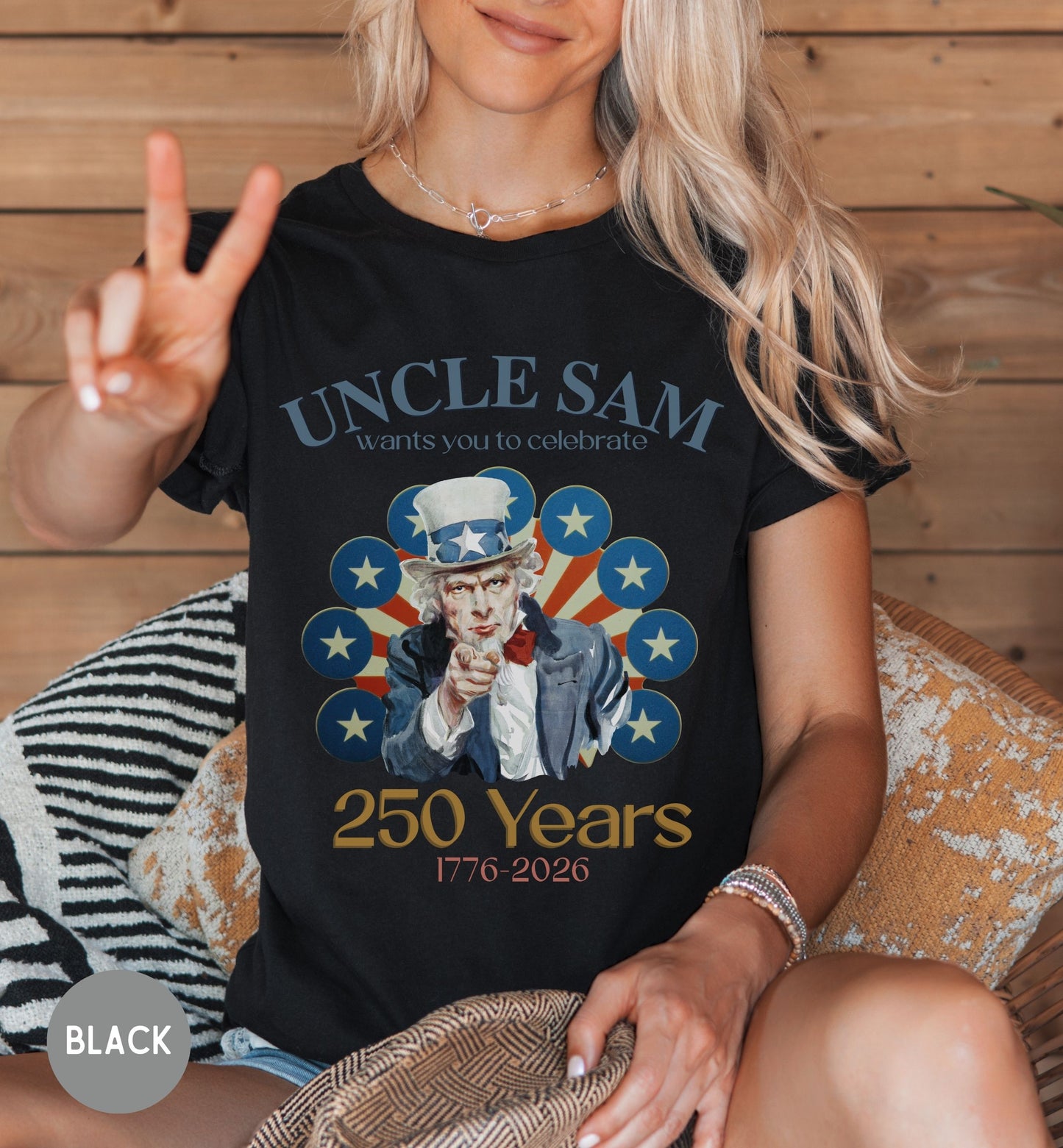 Uncle Sam 250 Years Shirt, 1776-2026 America Anniversary Tee, Patriotic T-Shirt, USA Freedom Celebration, Freedom party shirt,