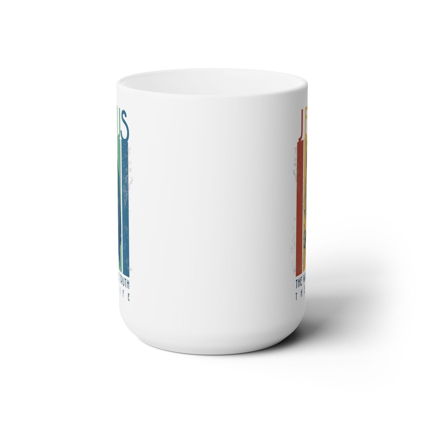 The way the truth the life, Jesus Coffee mug, Christian retro mug, Bible verse tea cup, Faith gift mugs, Baptism gifts, Religious gifts.