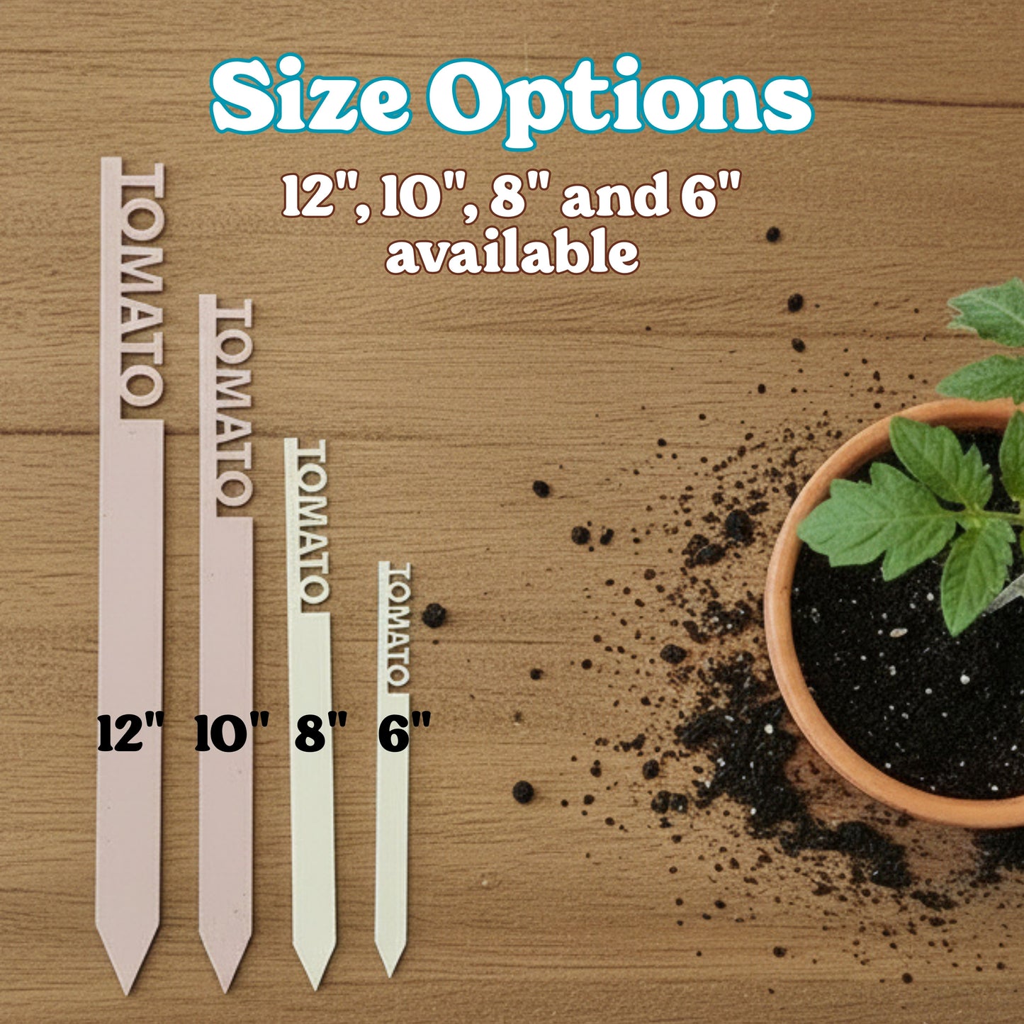 Fruit Stake Labels – Acrylic Garden Plant Markers