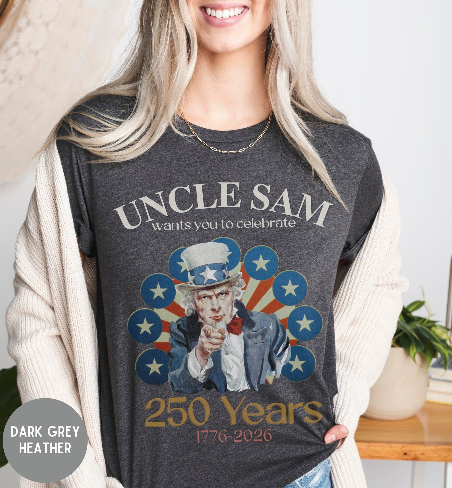 Uncle Sam 250 Years Shirt, 1776-2026 America Anniversary Tee, Patriotic T-Shirt, USA Freedom Celebration, Freedom party shirt,