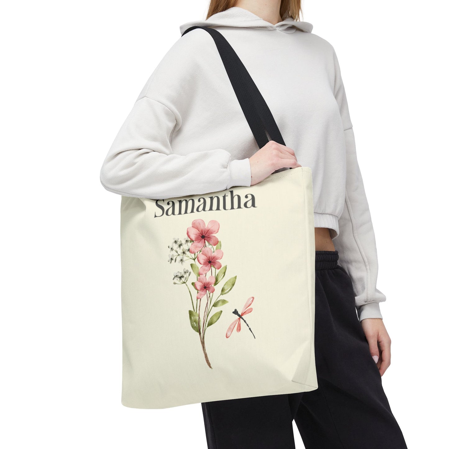 Personalized tote bag, Prayer warrior gift, Bible study bag, Christian tote, Church group gifts, Flower tote, Church bag, Flower tote bag.
