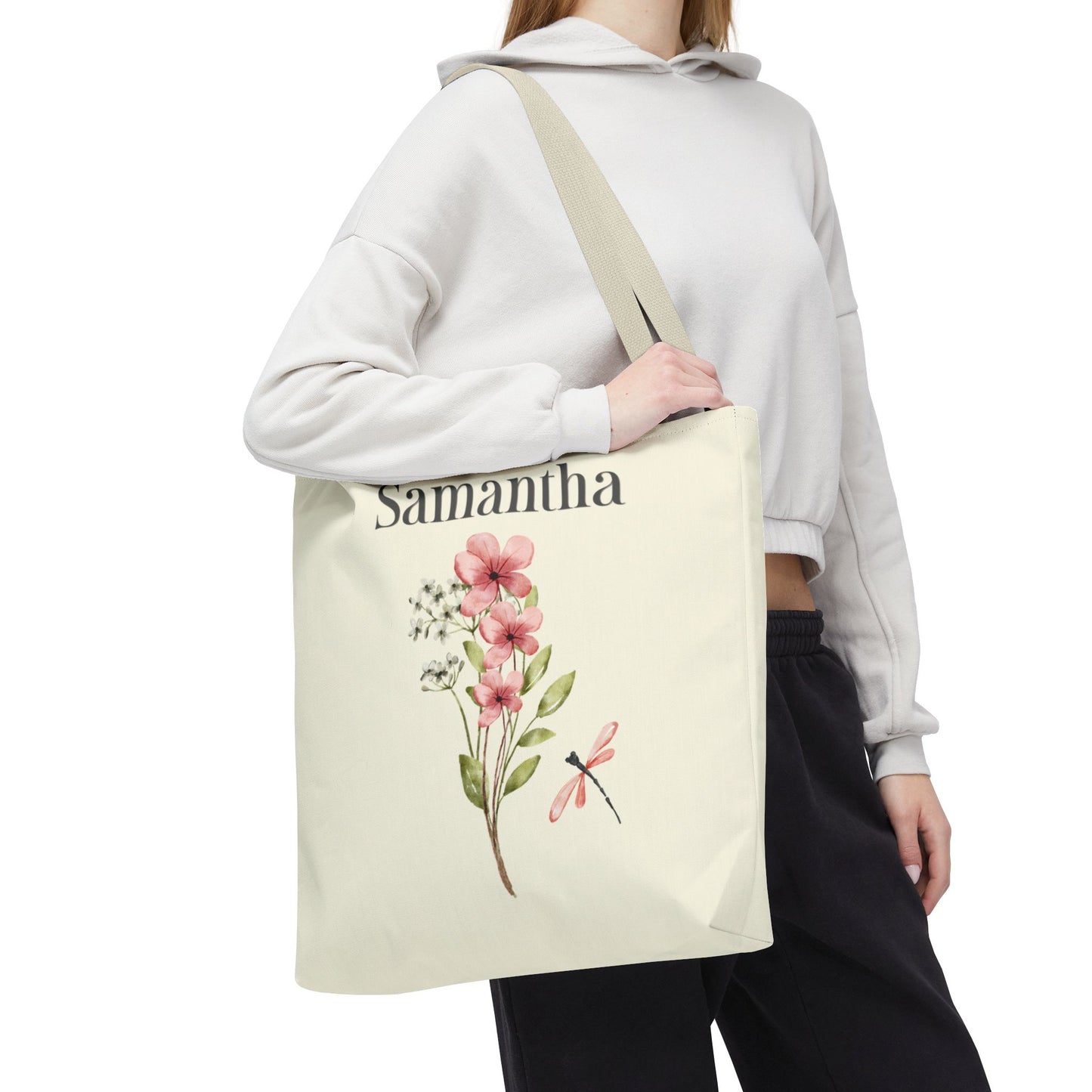 Personalized tote bag, Prayer warrior gift, Bible study bag, Christian tote, Church group gifts, Flower tote, Church bag, Flower tote bag.