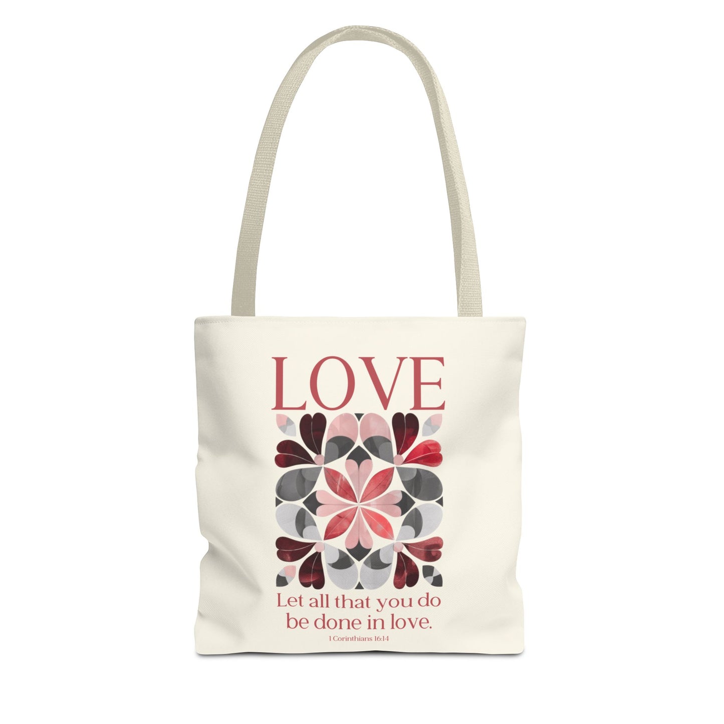 Christian tote bag, Faith Hope Love, Bible bag, Bible verse gift, Faith tote, Christian Girl gift, Baptism gift, Chruch bag, Scripture gift.